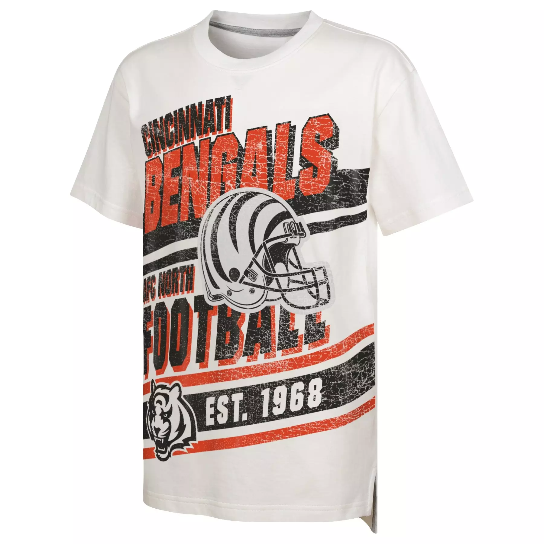 Gen 2 by Outerstuff Men's Cincinnati Bengals Get Loud Tee-White - WHITE