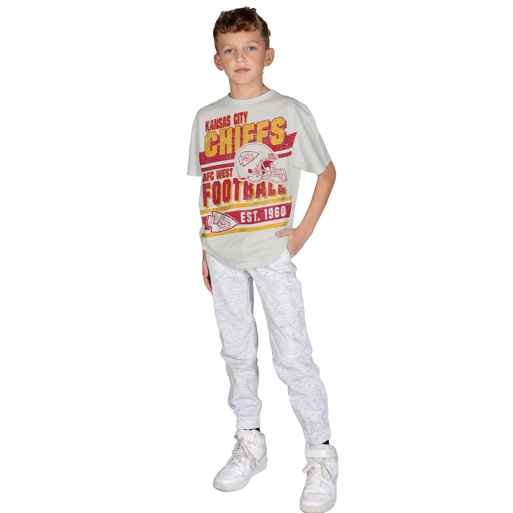 Gen 2 by Outerstuff Youth Kansas City Chiefs Get Loud Tee-White - WHITE Thumbnail View 1