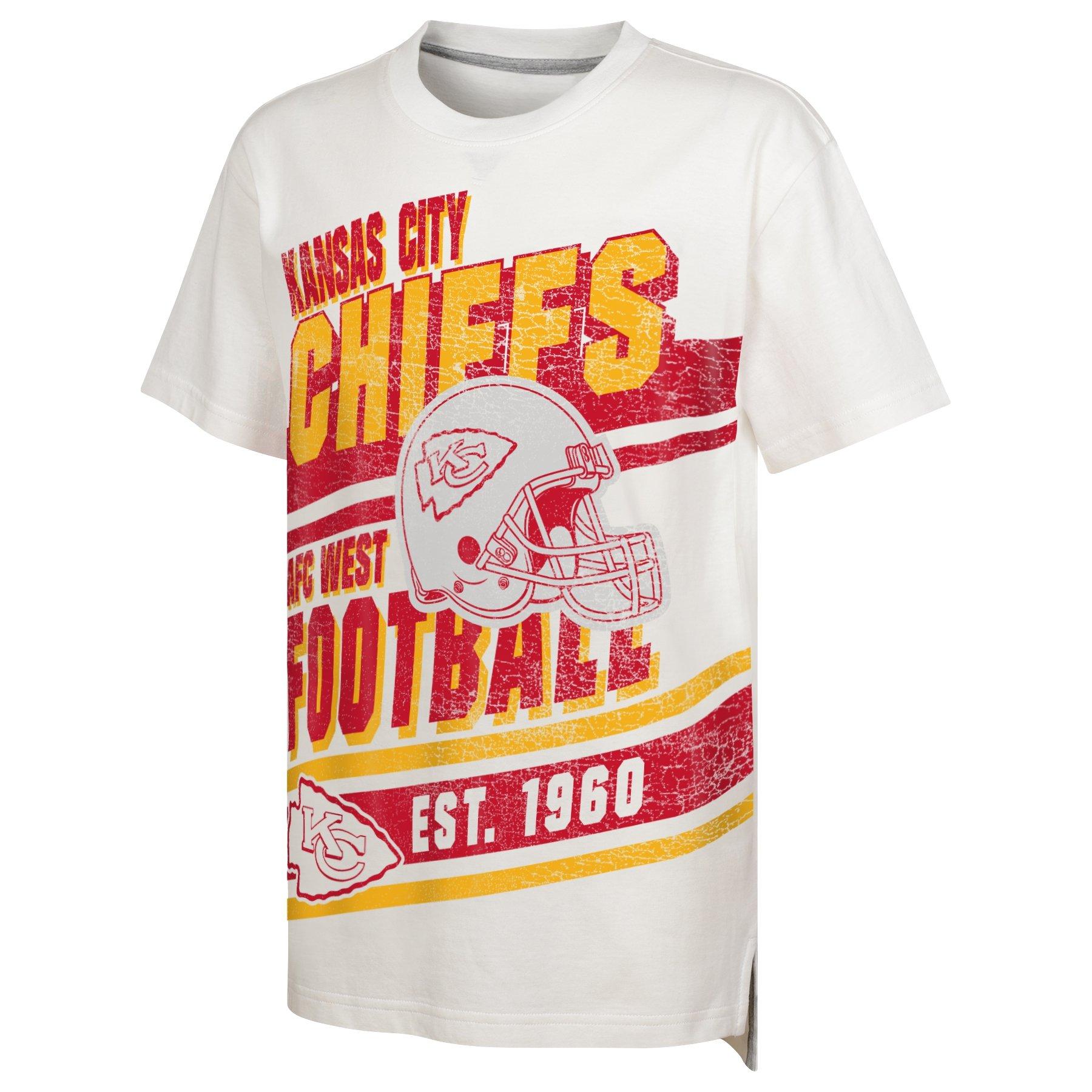 Gen 2 by Outerstuff Youth Kansas City Chiefs Get Loud Tee-White - WHITE Thumbnail View 2
