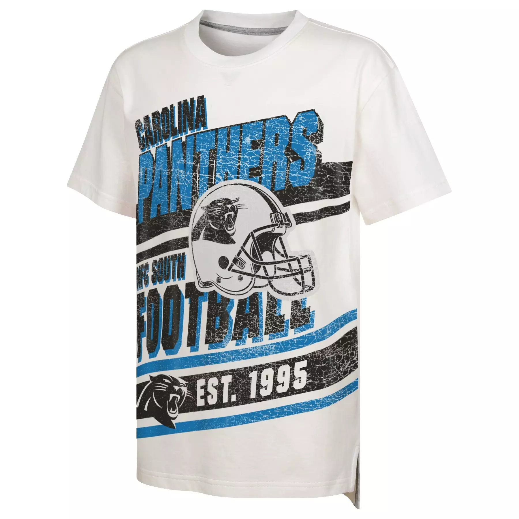 Gen 2 by Outerstuff Youth Carolina Panthers Get Loud Tee-White - WHITE