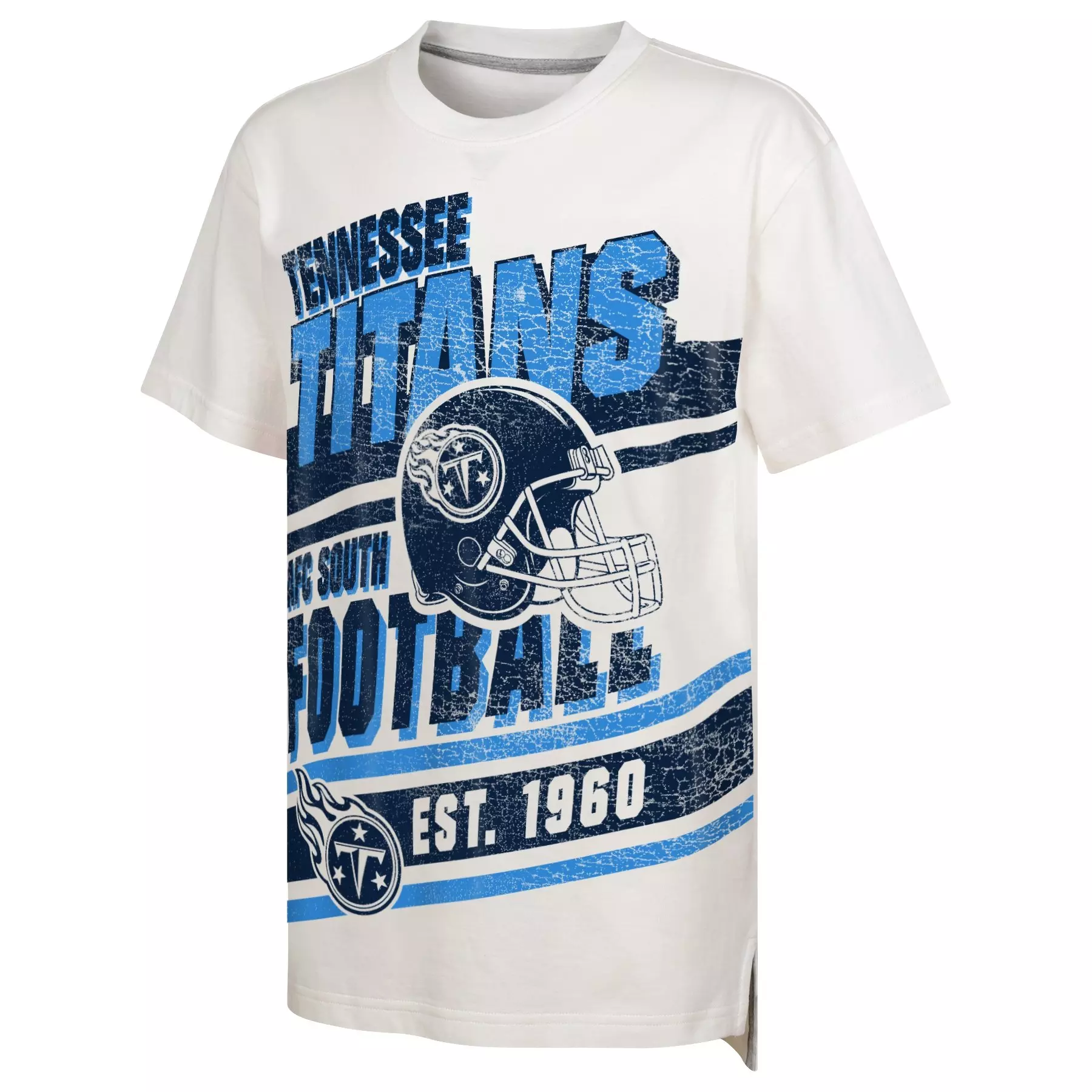 Gen 2 by Outerstuff Youth Tennessee Titans Get Loud Tee-White - WHITE