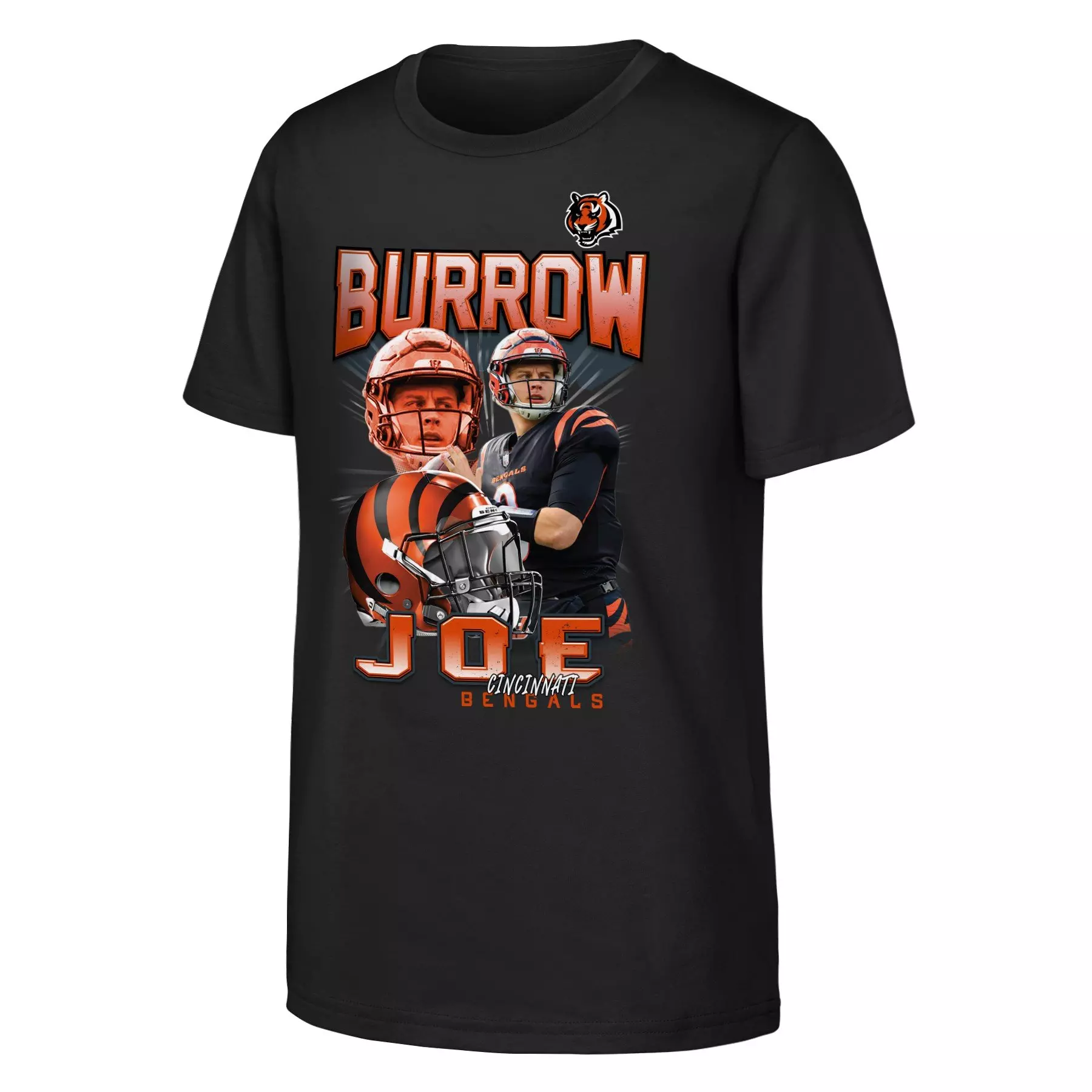 Gen 2 by Outerstuff Youth '24 Cincinnati Bengals Concert Short Sleeve Tee-Black - BLACK