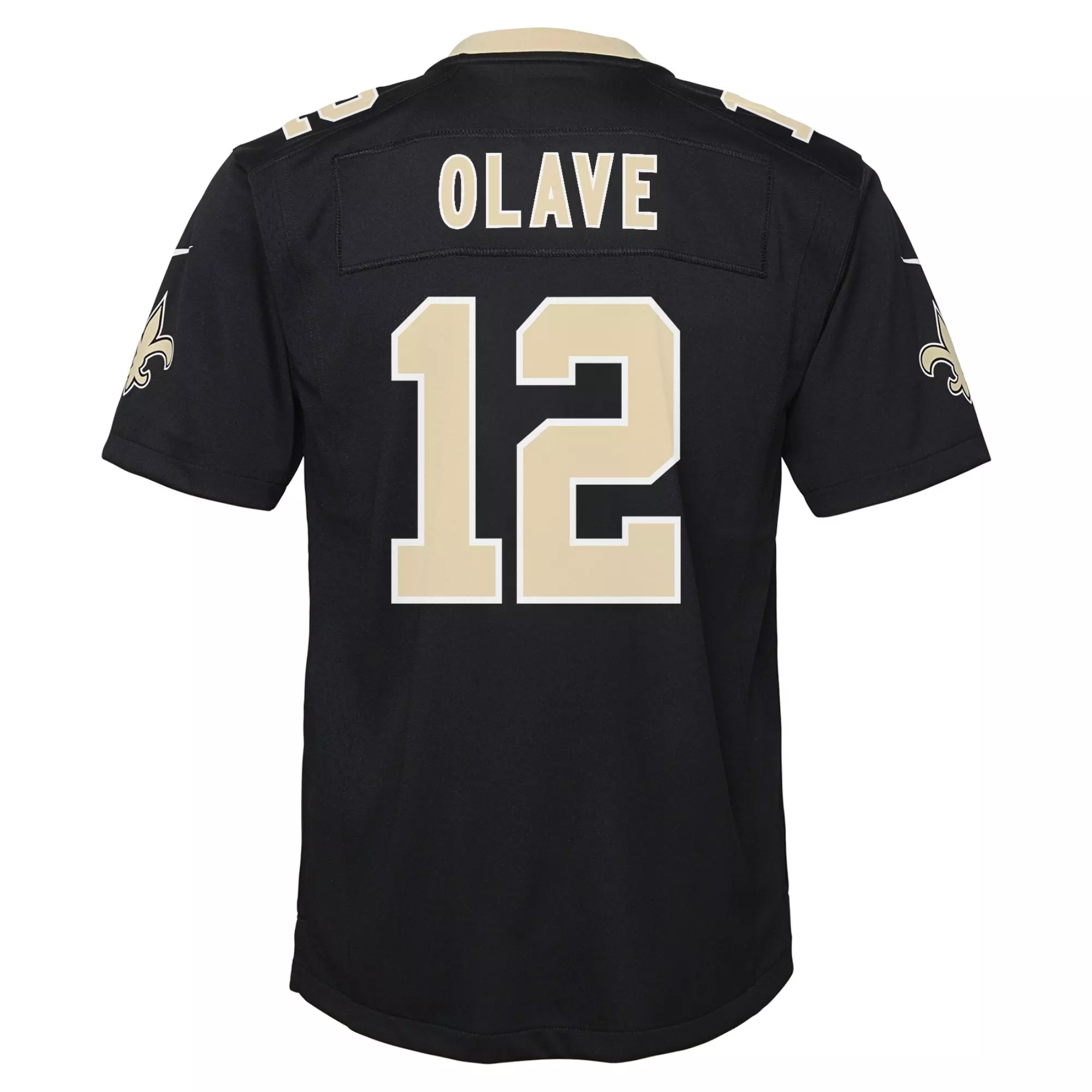 Nike Youth New Orleans Saints '24 Chris Olave Game Jersey-Black - BLACK