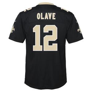 Nike Youth New Orleans Saints '24 Chris Olave Game Jersey-Black