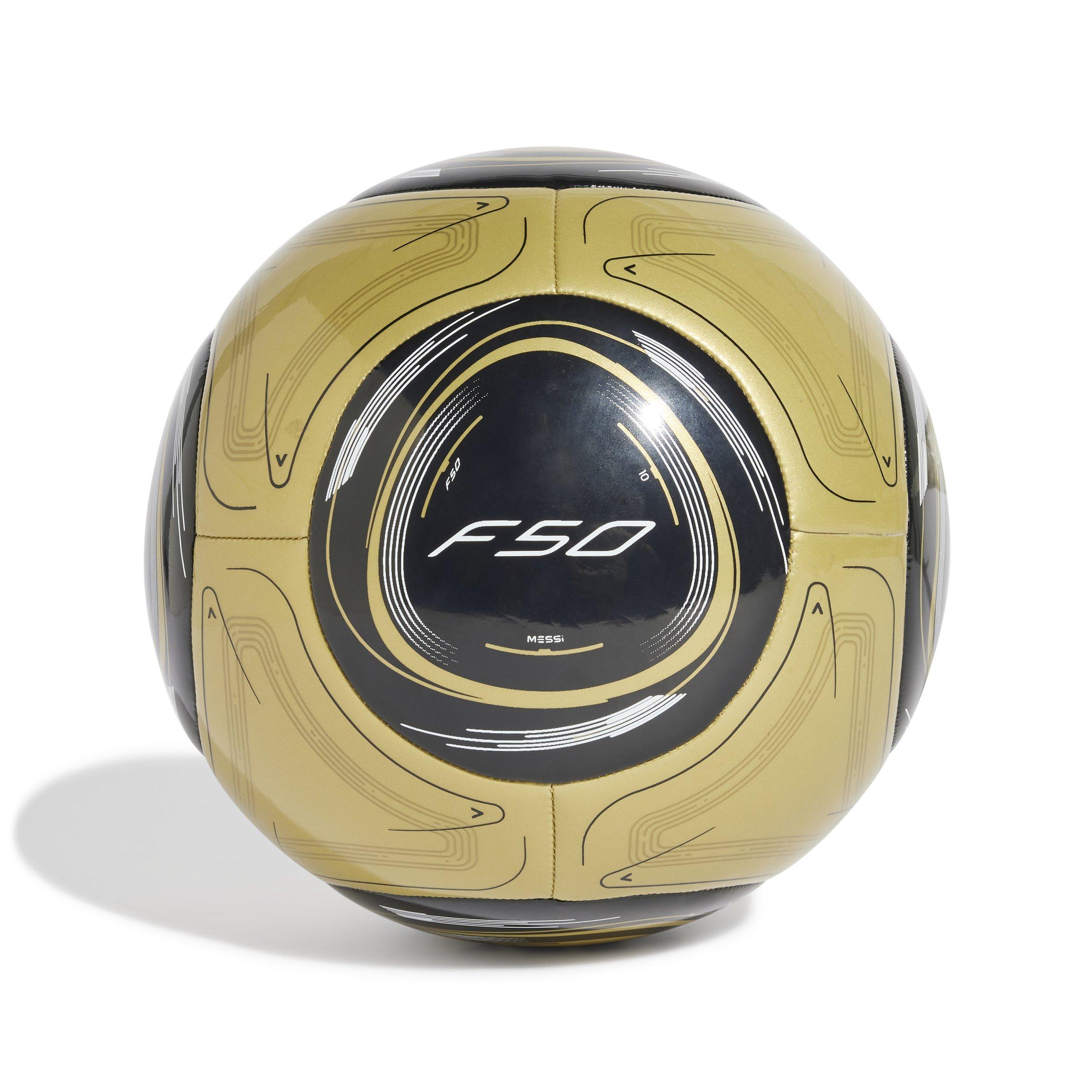 adidas Messi Club Black/Gold Soccer Ball