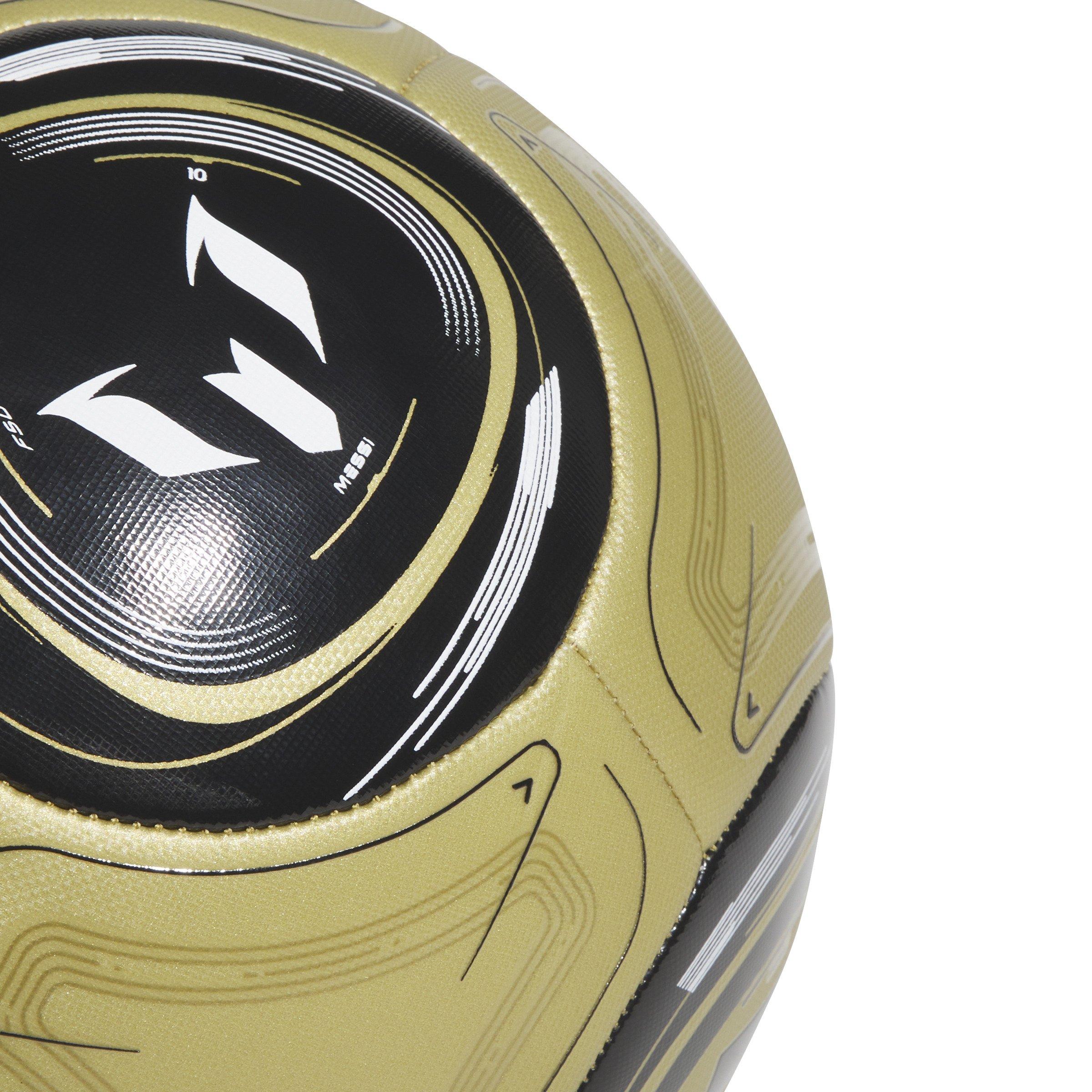 adidas Messi Black/Gold Training Soccer Ball