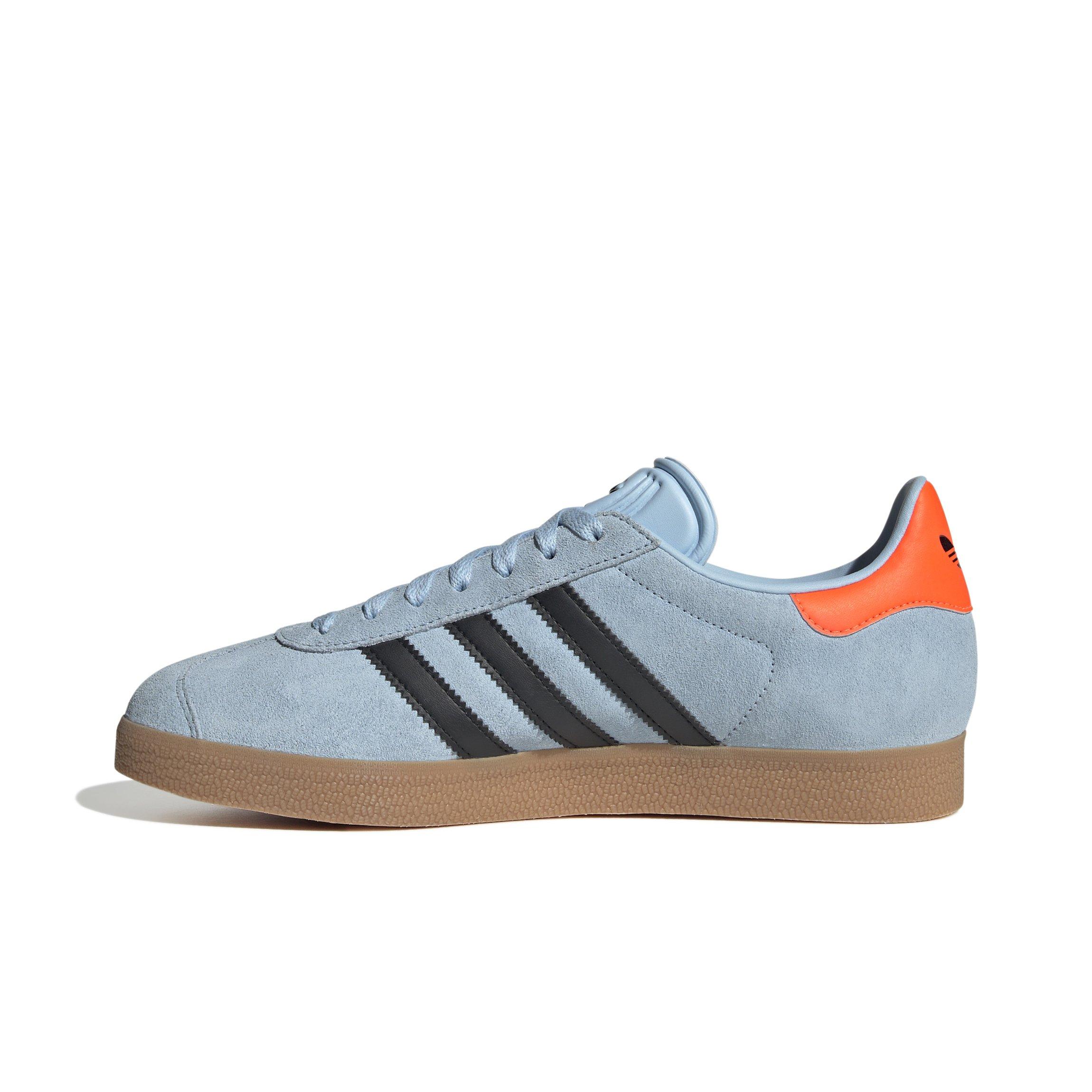adidas Originals Gazelle "Clear Sky/Core Black/Gum" Men's Shoe - BLUE/BLACK Thumbnail View 2