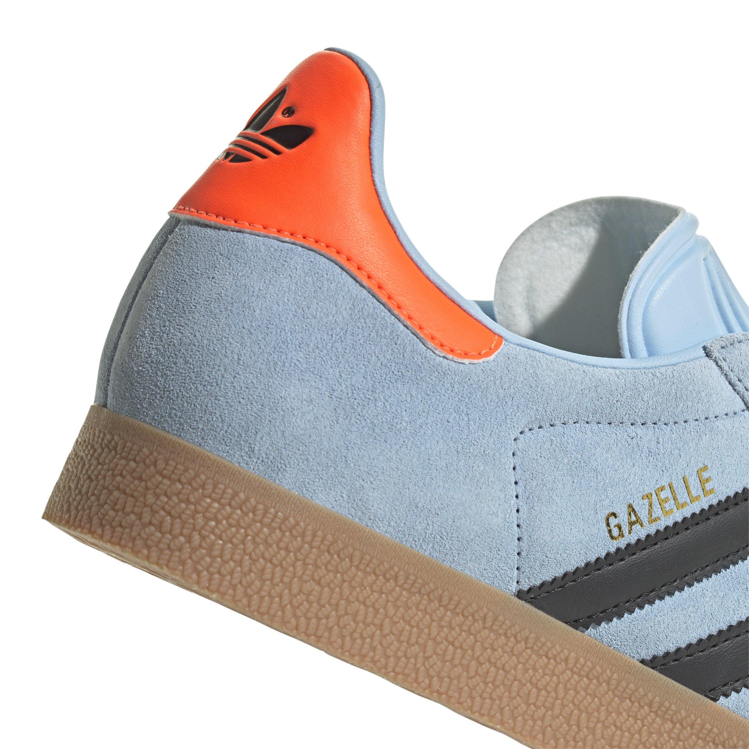 adidas Originals Gazelle "Clear Sky/Core Black/Gum" Men's Shoe - BLUE/BLACK Thumbnail View 5