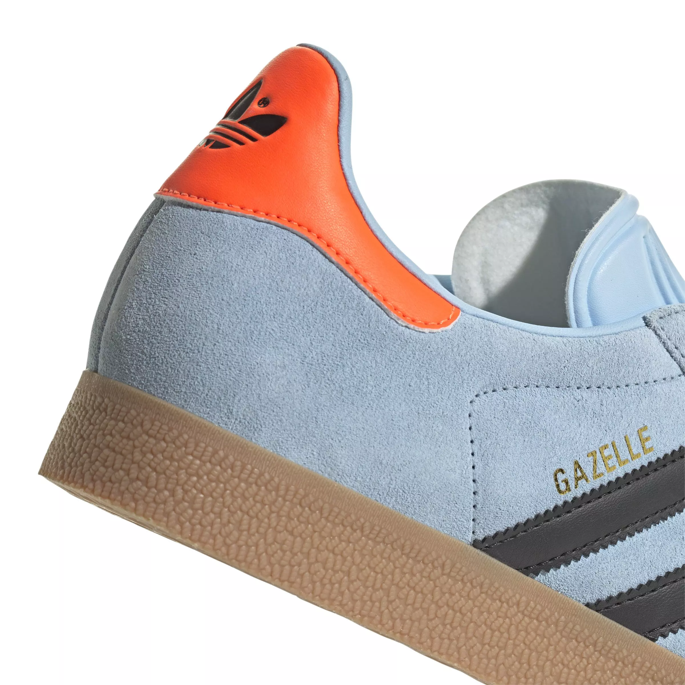 adidas Originals Gazelle "Clear Sky/Core Black/Gum" Men's Shoe - BLUE/BLACK