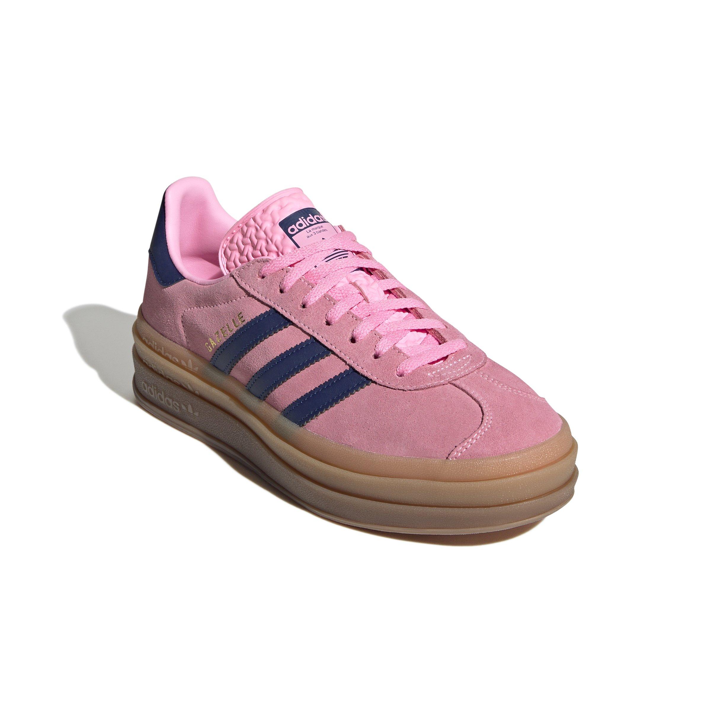 adidas Originals Gazelle Bold "Pink Glow/Victory Blue/Gum" Women's Shoe - PINK/BLUE Thumbnail View 6
