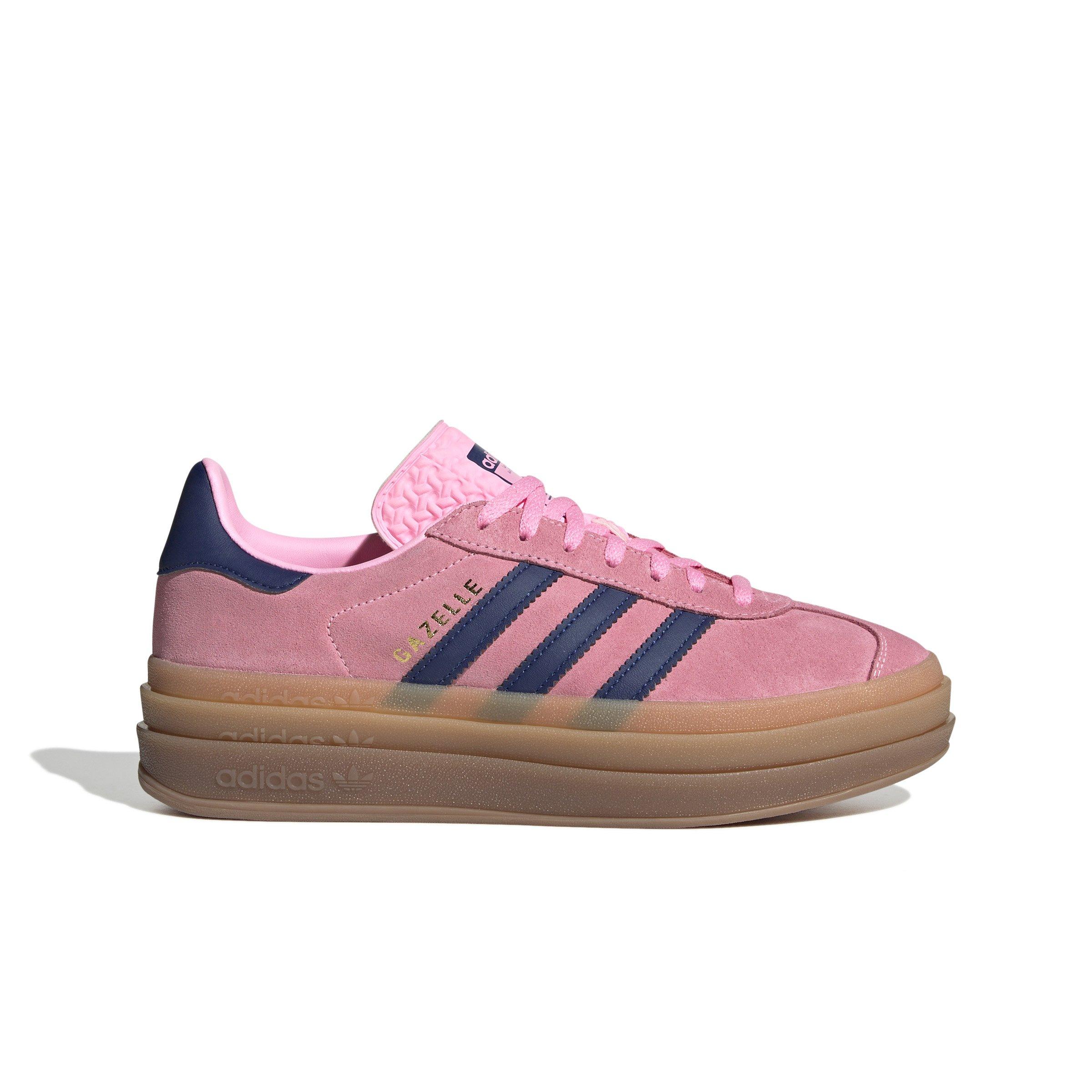 adidas gazelle silver green womens adidas Originals Junior Gazelle Bold Trainer - Pink main image 0