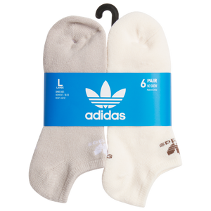 adidas Trefoil No-Show Socks (6 Pairs)-Multi-Color