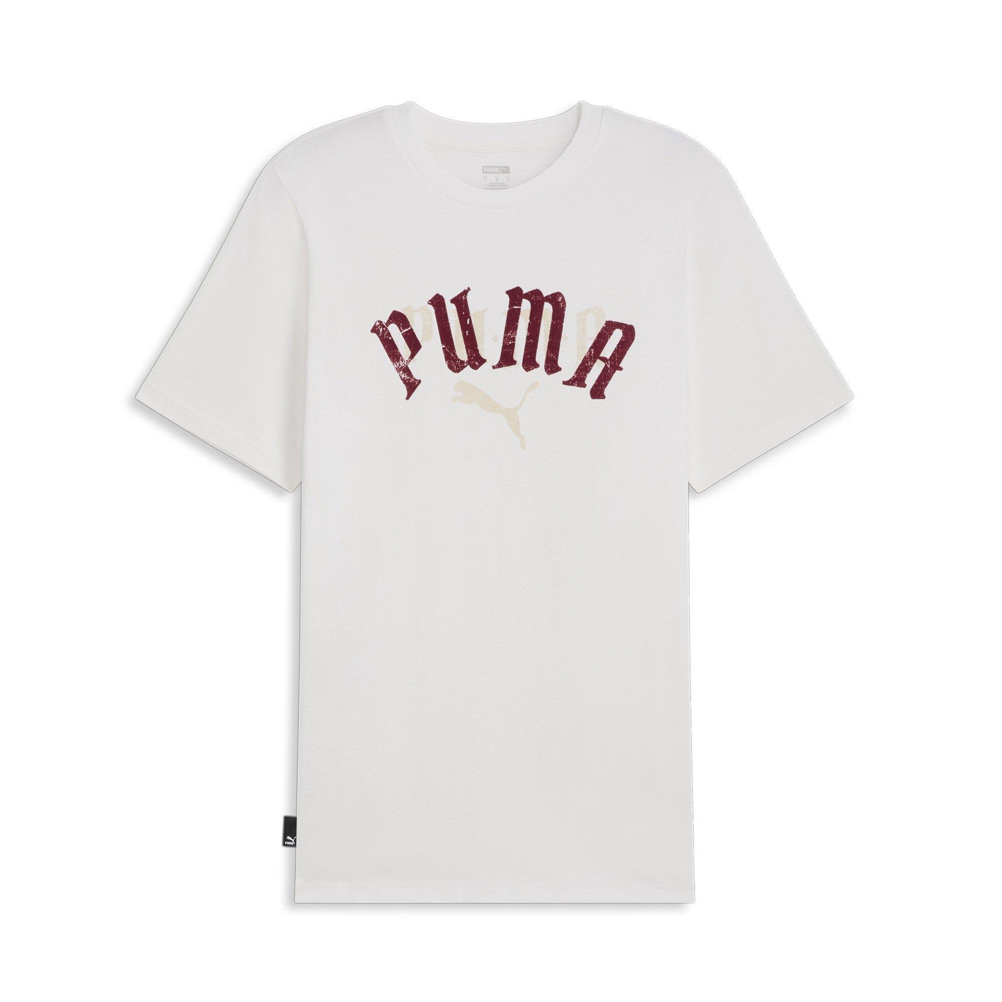 PUMA Men's Play Paris Tee - SEA GLASS/PALE IVORY/COCONUT MILK Thumbnail View 1