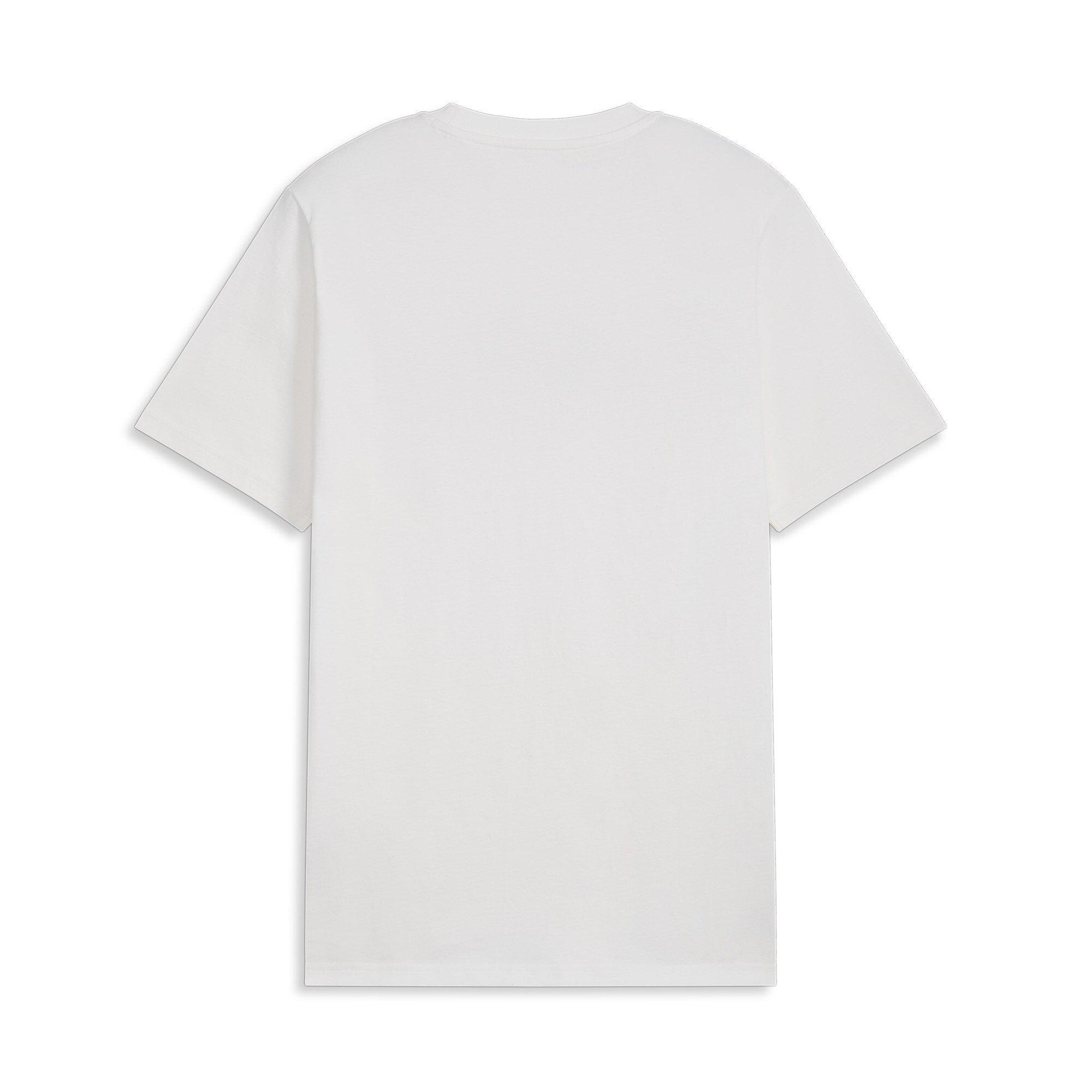 PUMA Men's Play Paris Tee - SEA GLASS/PALE IVORY/COCONUT MILK Thumbnail View 2