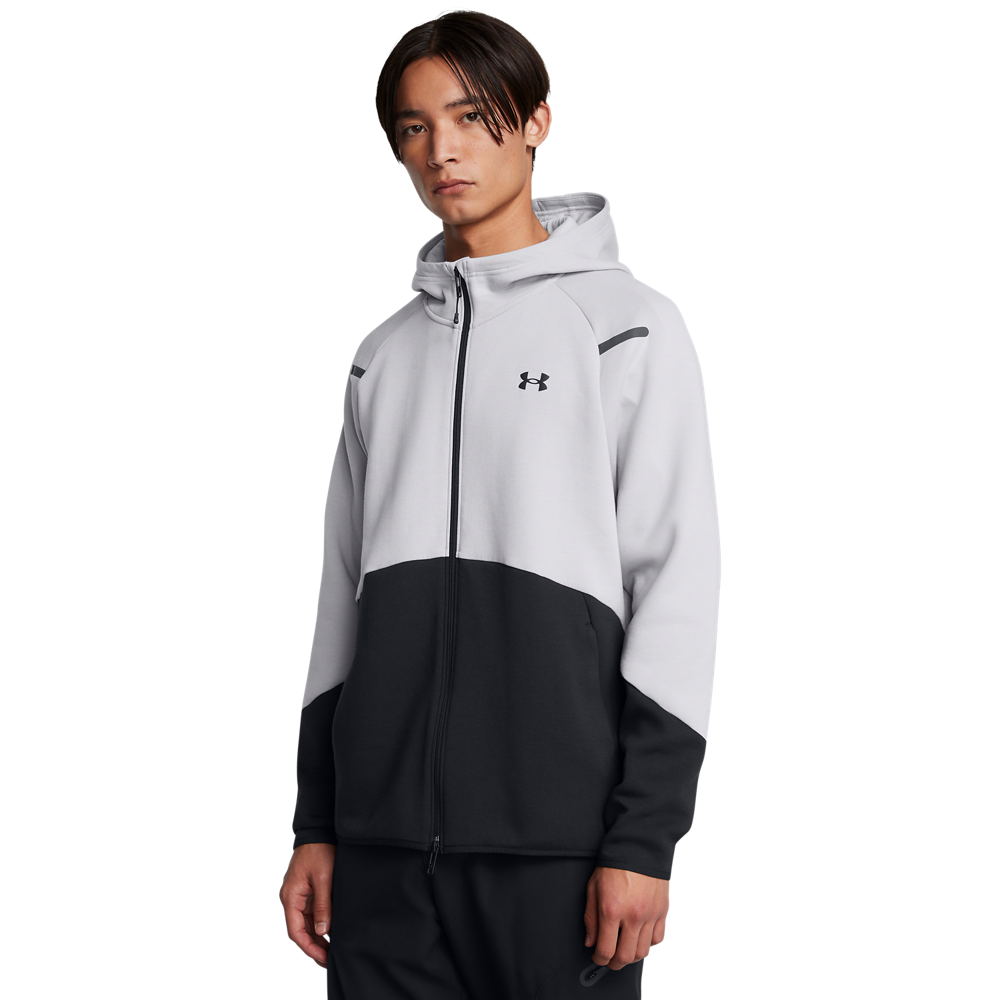 Under Armour Unstoppable Men's Full-Zip Fleece Jacket - Black