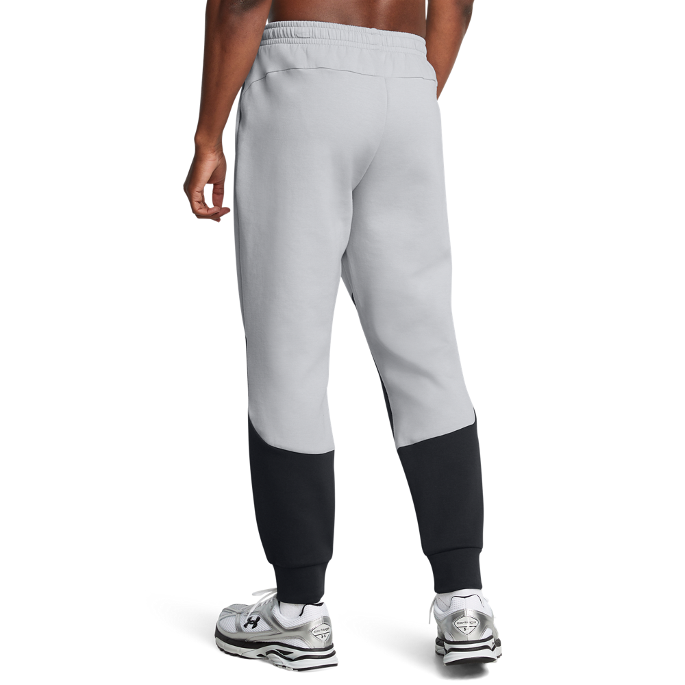 Under Armour Men's Unstoppable Fleece Joggers - BLACK/GREY Thumbnail View 2