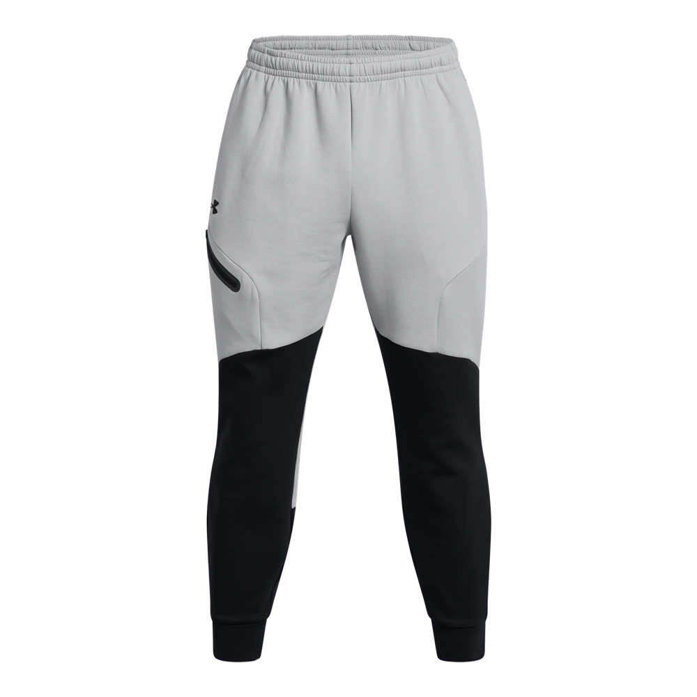 Under Armour Men's Unstoppable Fleece Joggers - BLACK/GREY Thumbnail View 5