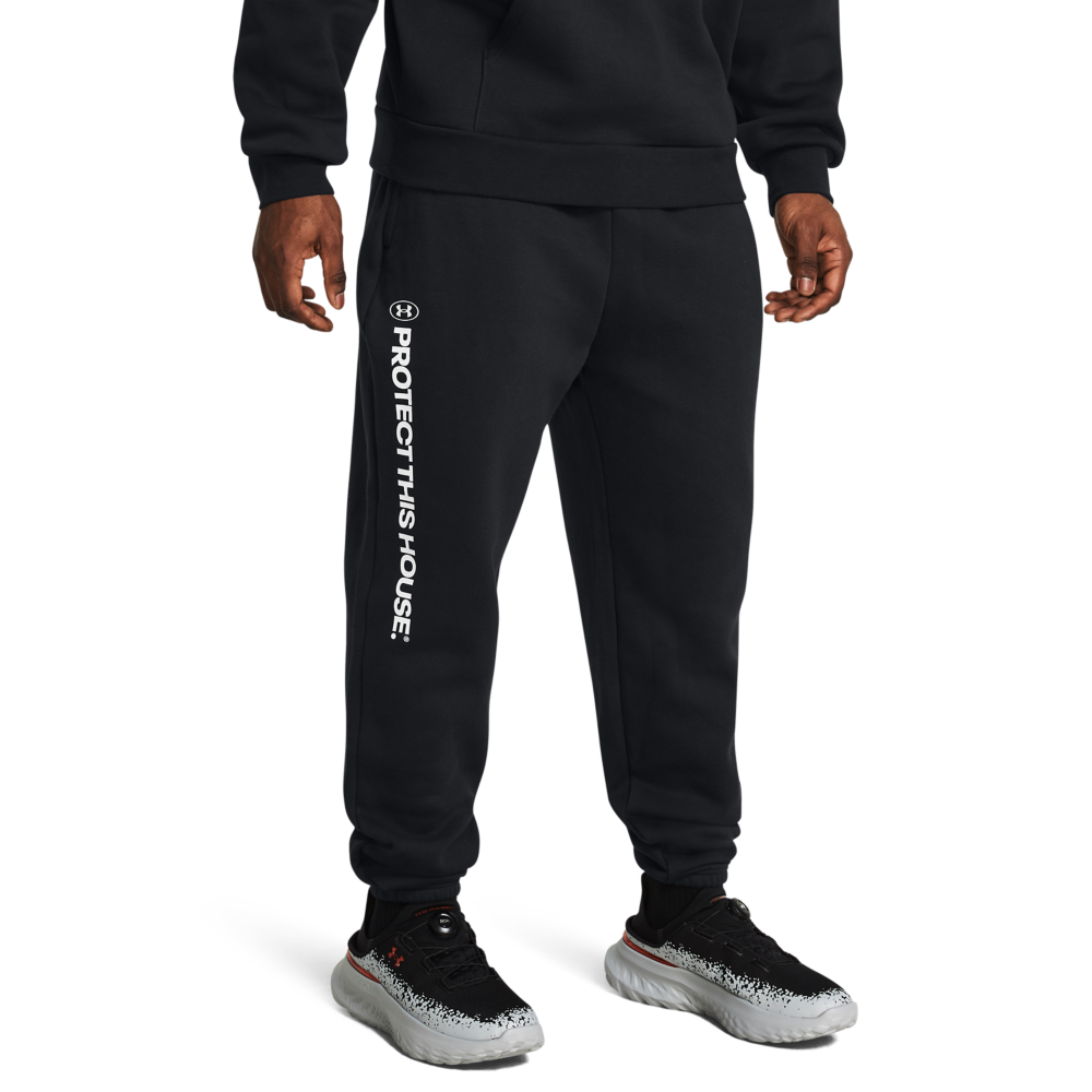 Under Armour Men's Icon Fleece Joggers - BLACK Thumbnail View 1