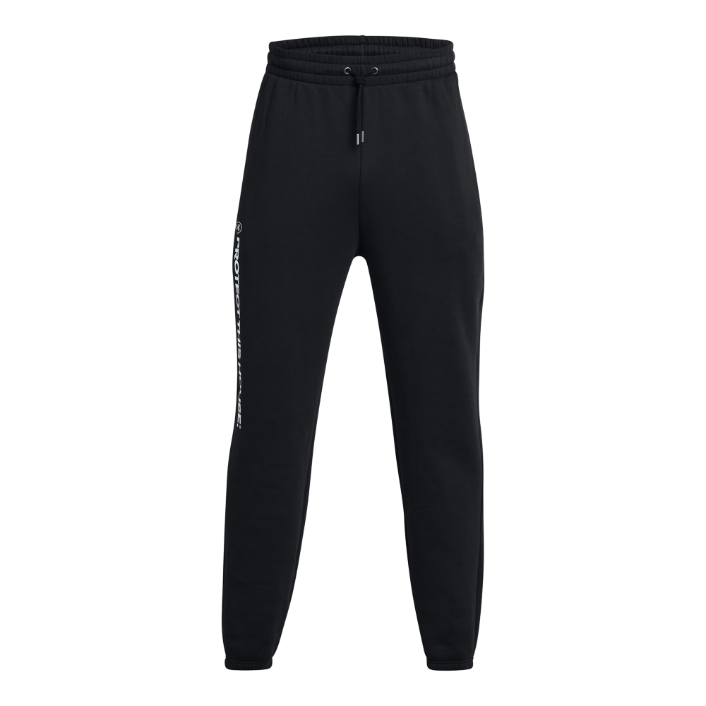 Under Armour Men's Icon Fleece Joggers - BLACK Thumbnail View 6
