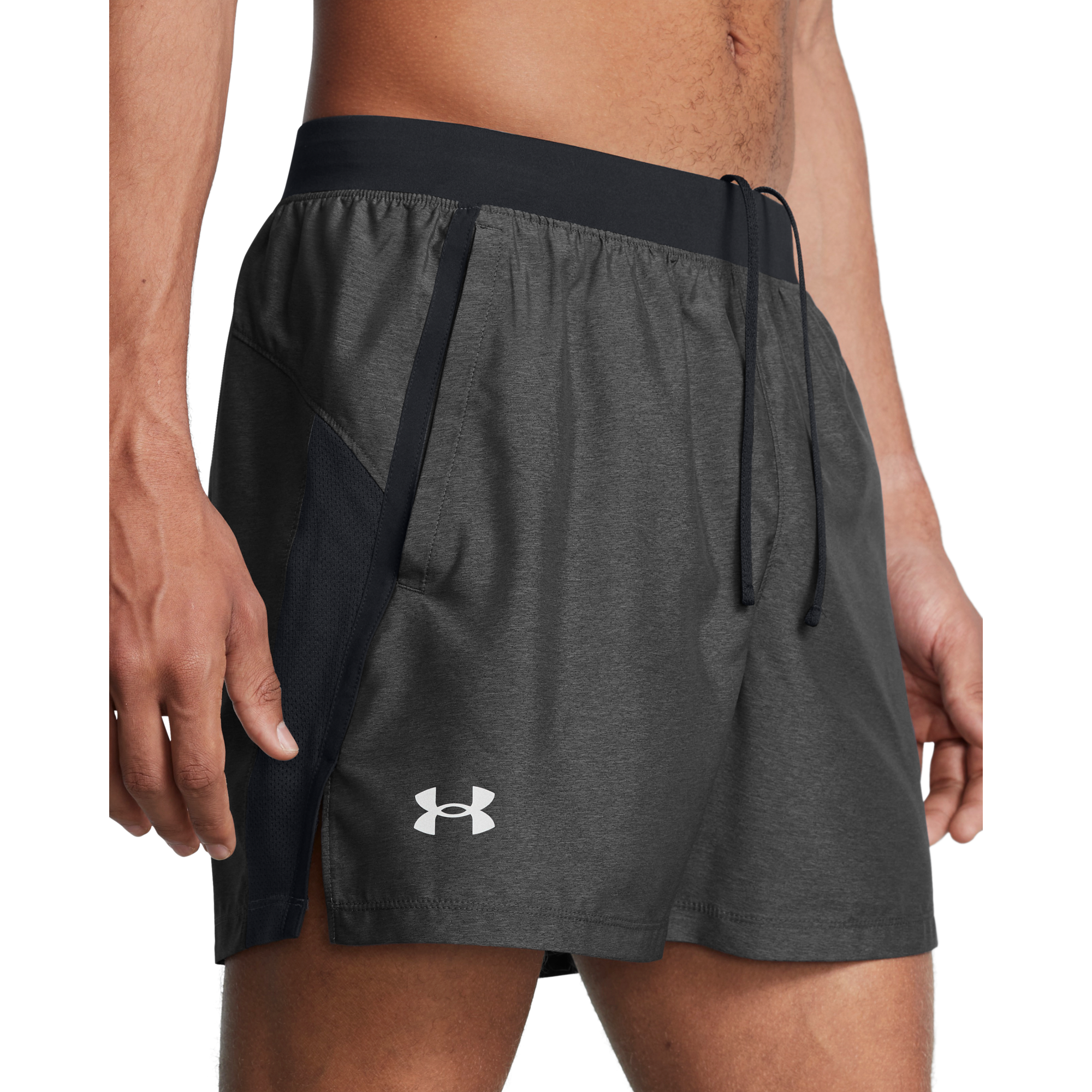 Under Armour Men's Launch Run 5" Shorts - BLACK Thumbnail View 3