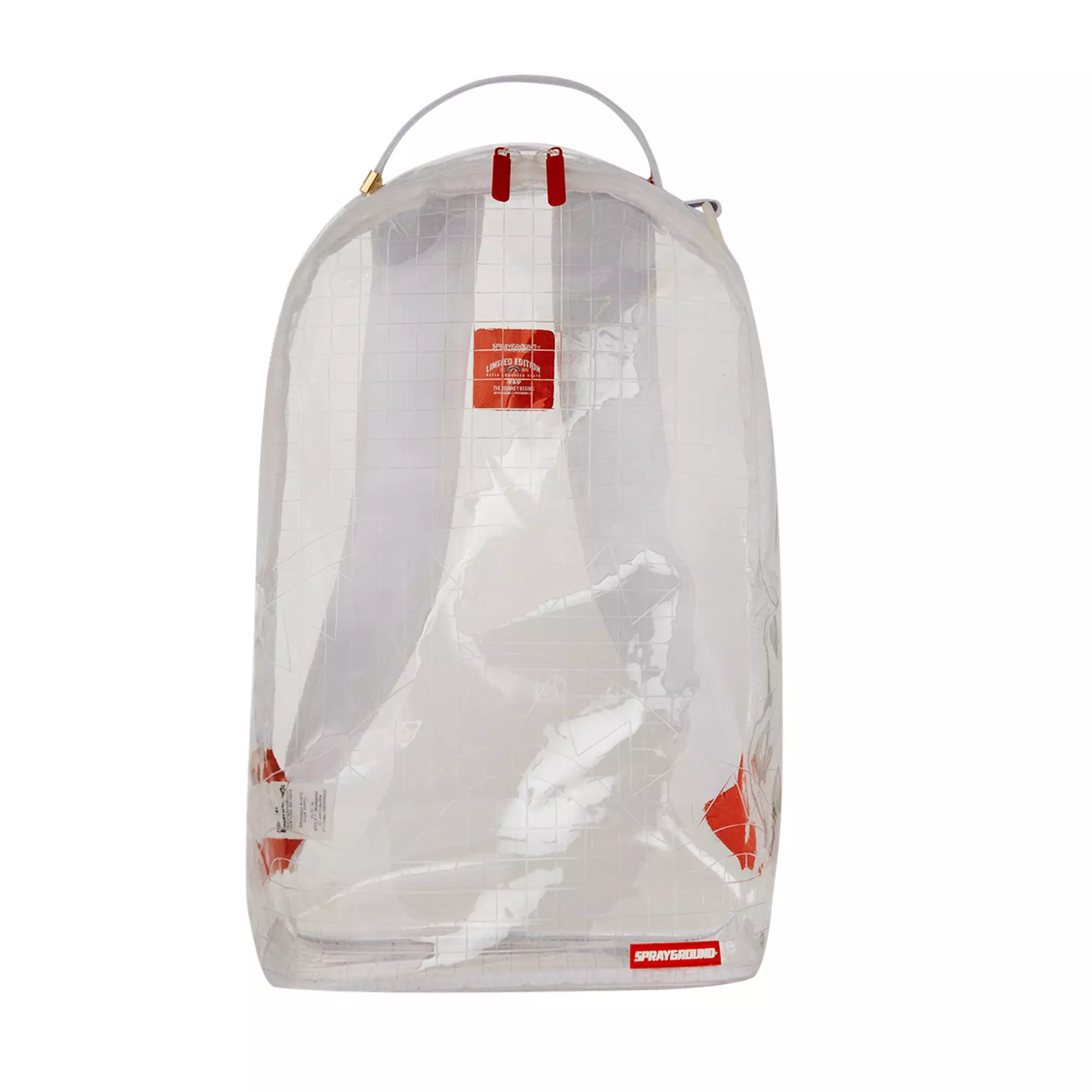 Sprayground DLXV Clear Check Backpack - Clear