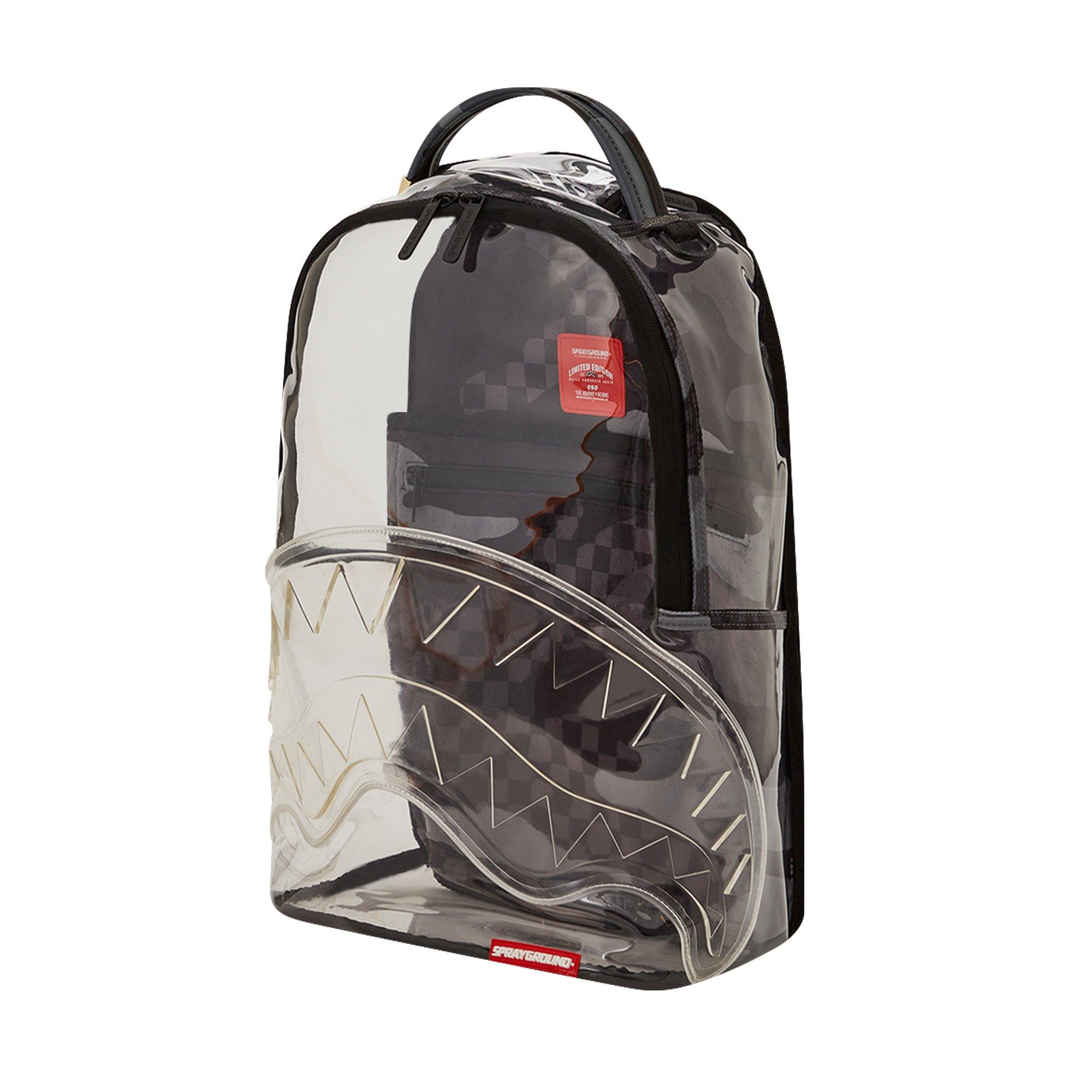 Sprayground Check Clear Backpack