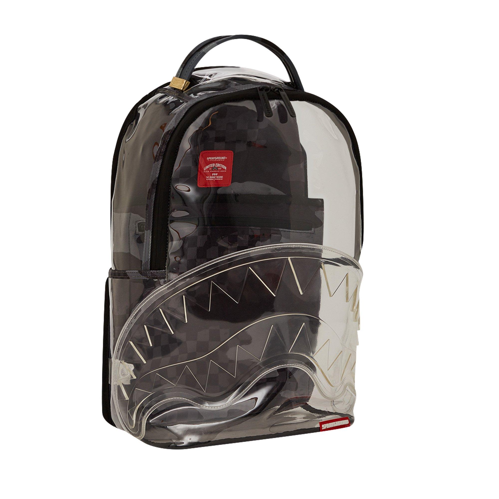 Sprayground Check Clear Backpack