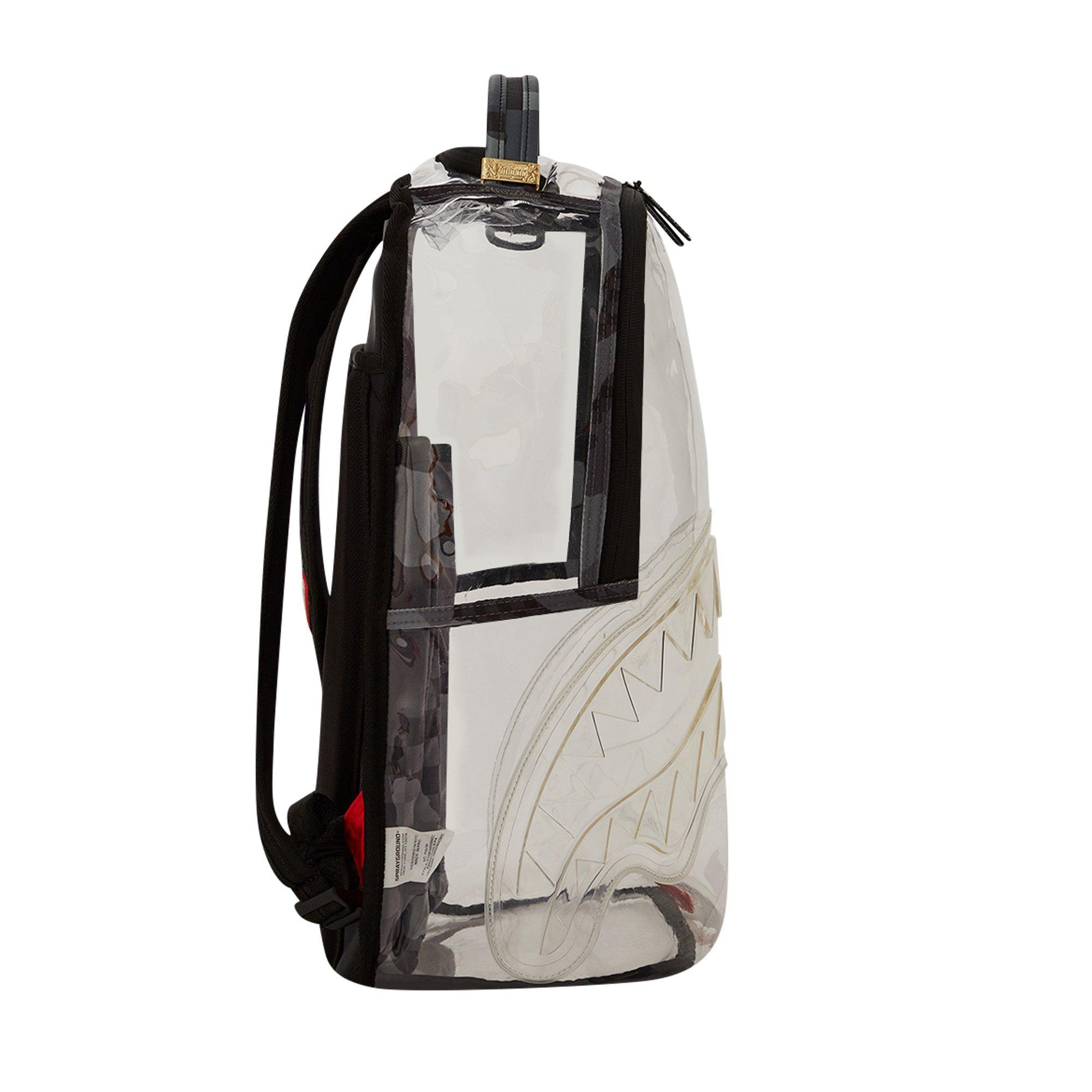 Sprayground Check Clear Backpack