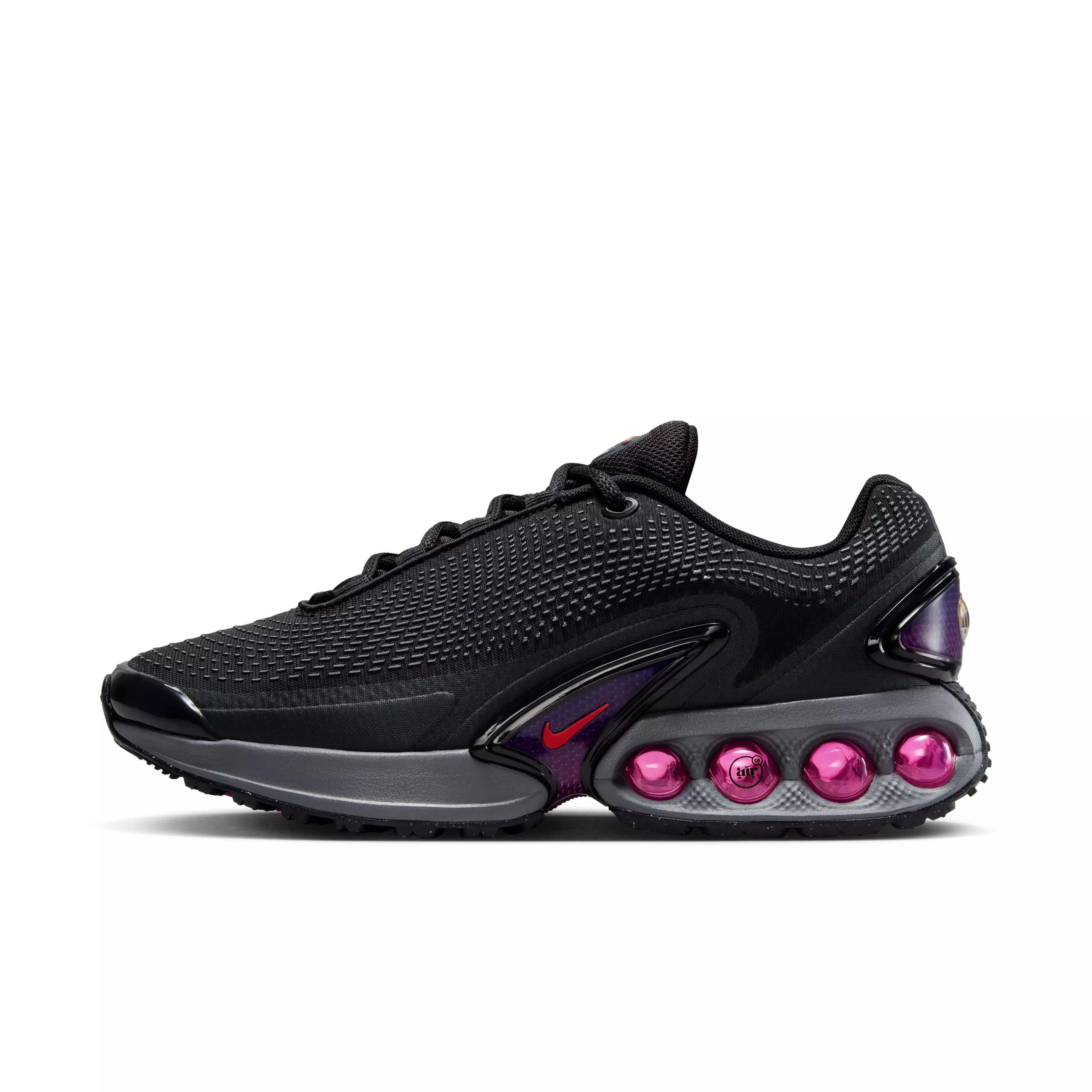 Nike Air Max Dn All Night Women's Shoe - BLACK/CRIMSON/SMOKE GREY