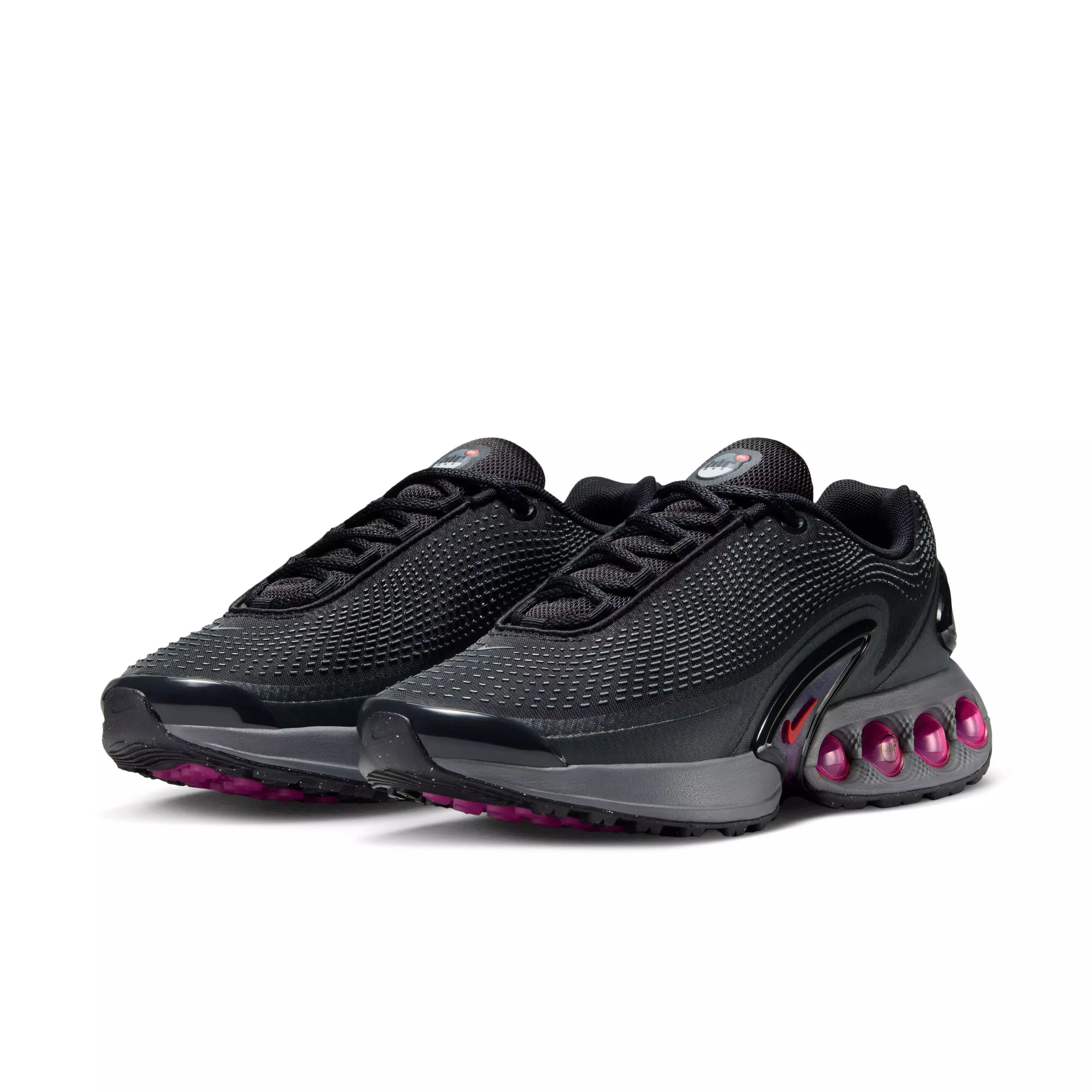Nike Air Max Dn All Night Women's Shoe - BLACK/CRIMSON/SMOKE GREY