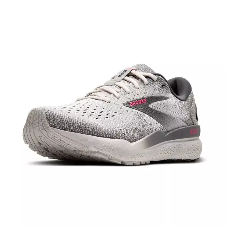 Brooks Ghost 16 "Grey/Pink" Women's Running Shoe - GREY/PINK