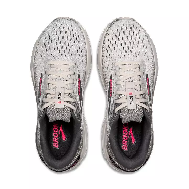 Brooks Ghost 16 "Grey/Pink" Women's Running Shoe - GREY/PINK