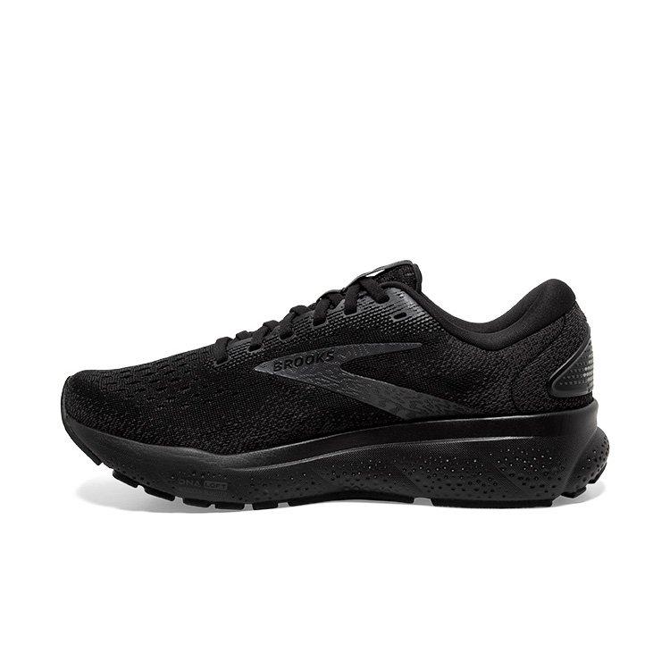 Brooks Ghost 16 "Black" Women's Running Shoe - BLACK/GUM Thumbnail View 2