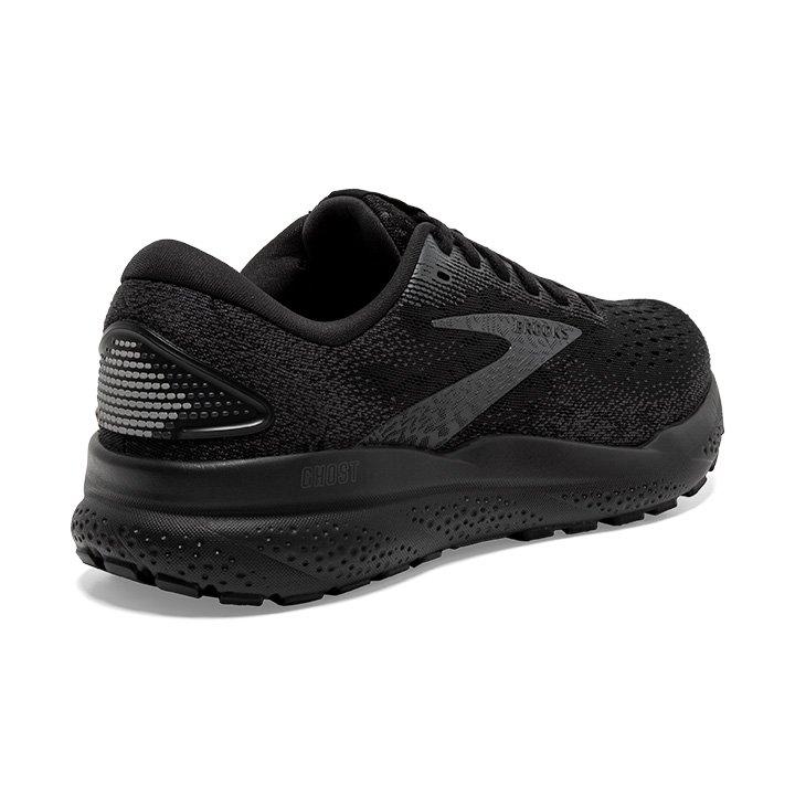 Brooks Ghost 16 "Black" Women's Running Shoe - BLACK/GUM Thumbnail View 4