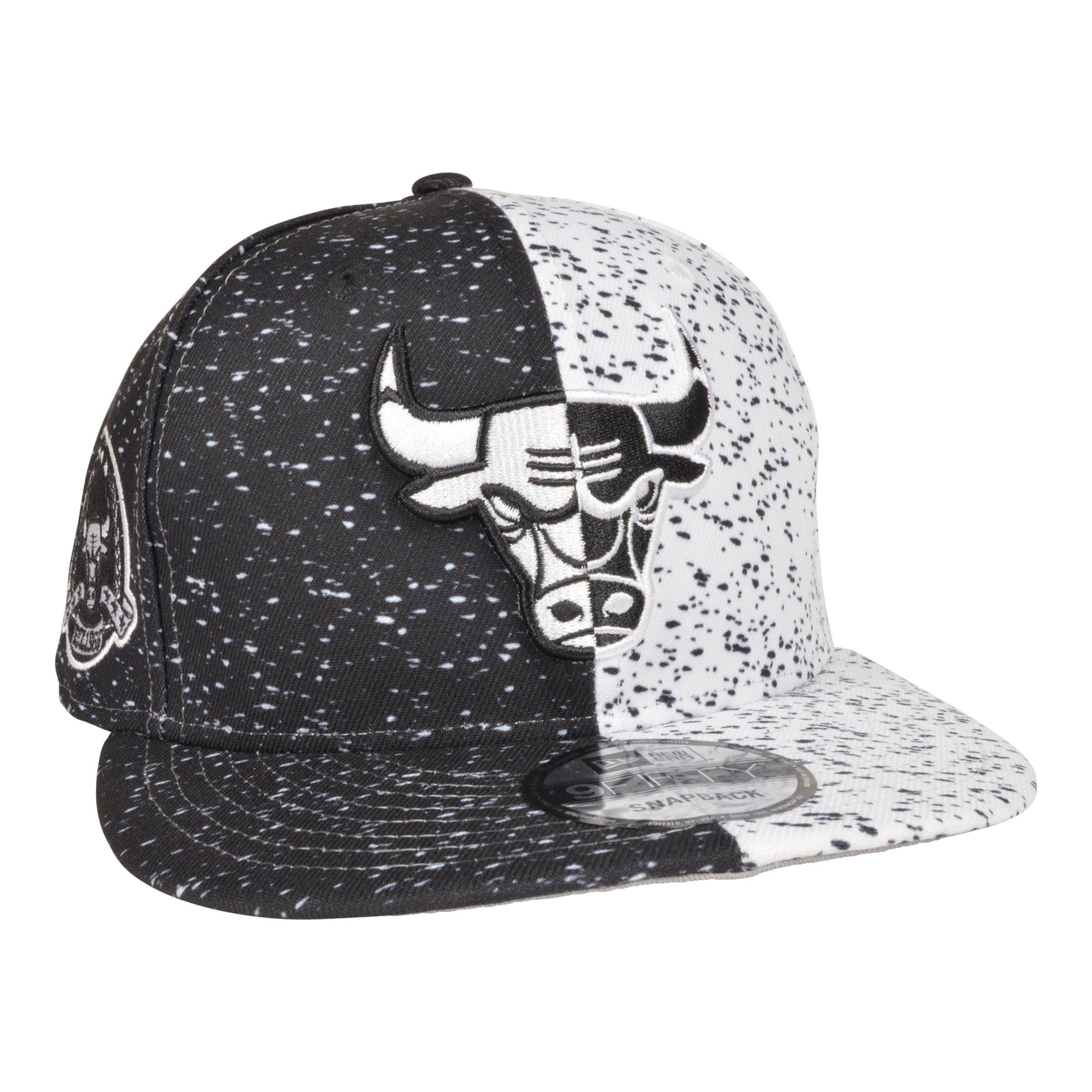 New Era Chicago Bulls 9FIFTY Retro 6 "Oreo" lack/White Snapback Hat-