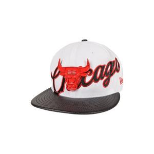 New Era Chicago Bulls 9FIFTY Retro 12 "Taxi" Snapback Hat-White/Red