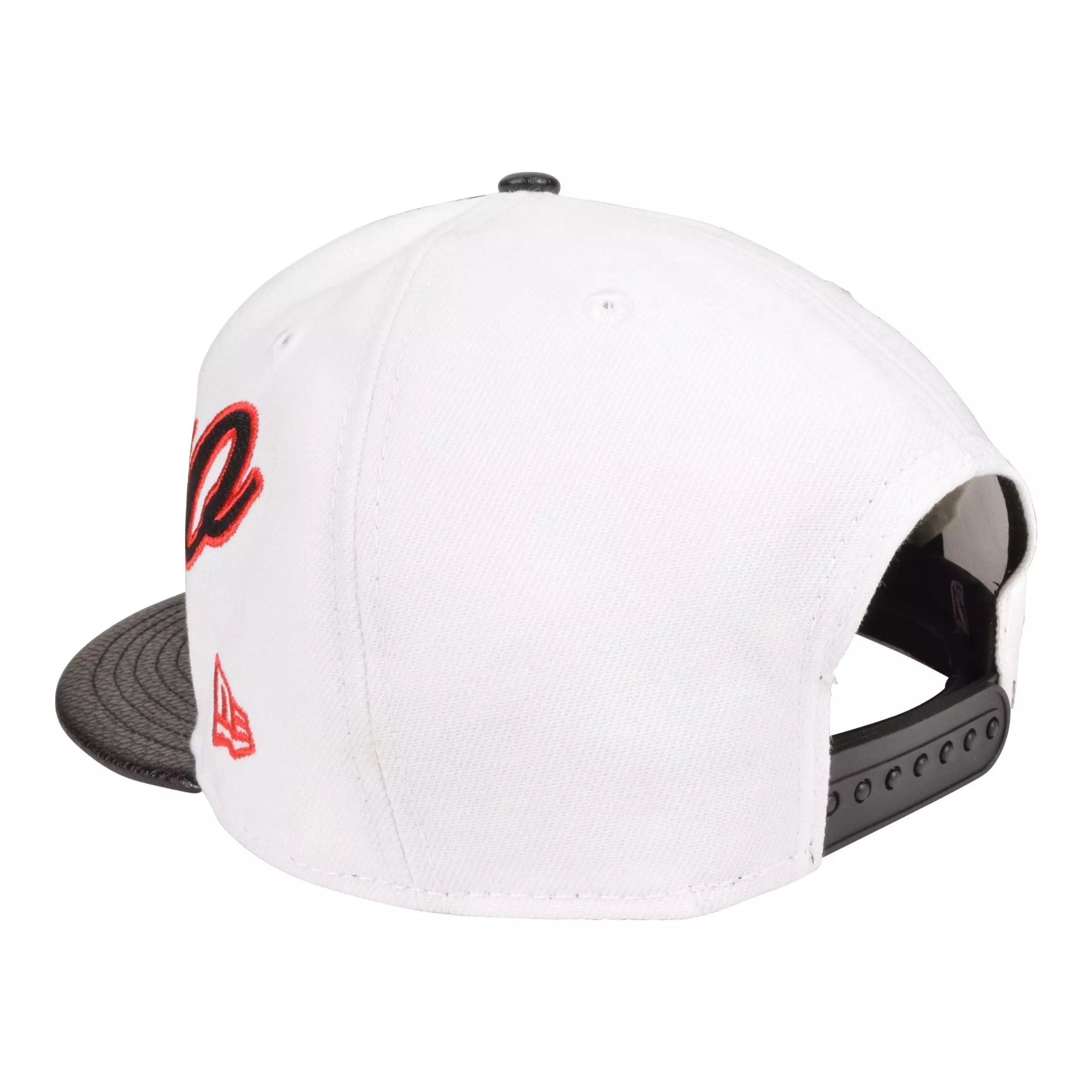 New Era Chicago Bulls 9FIFTY Retro 12 "Taxi" Snapback Hat - White/Red - WHITE/RED