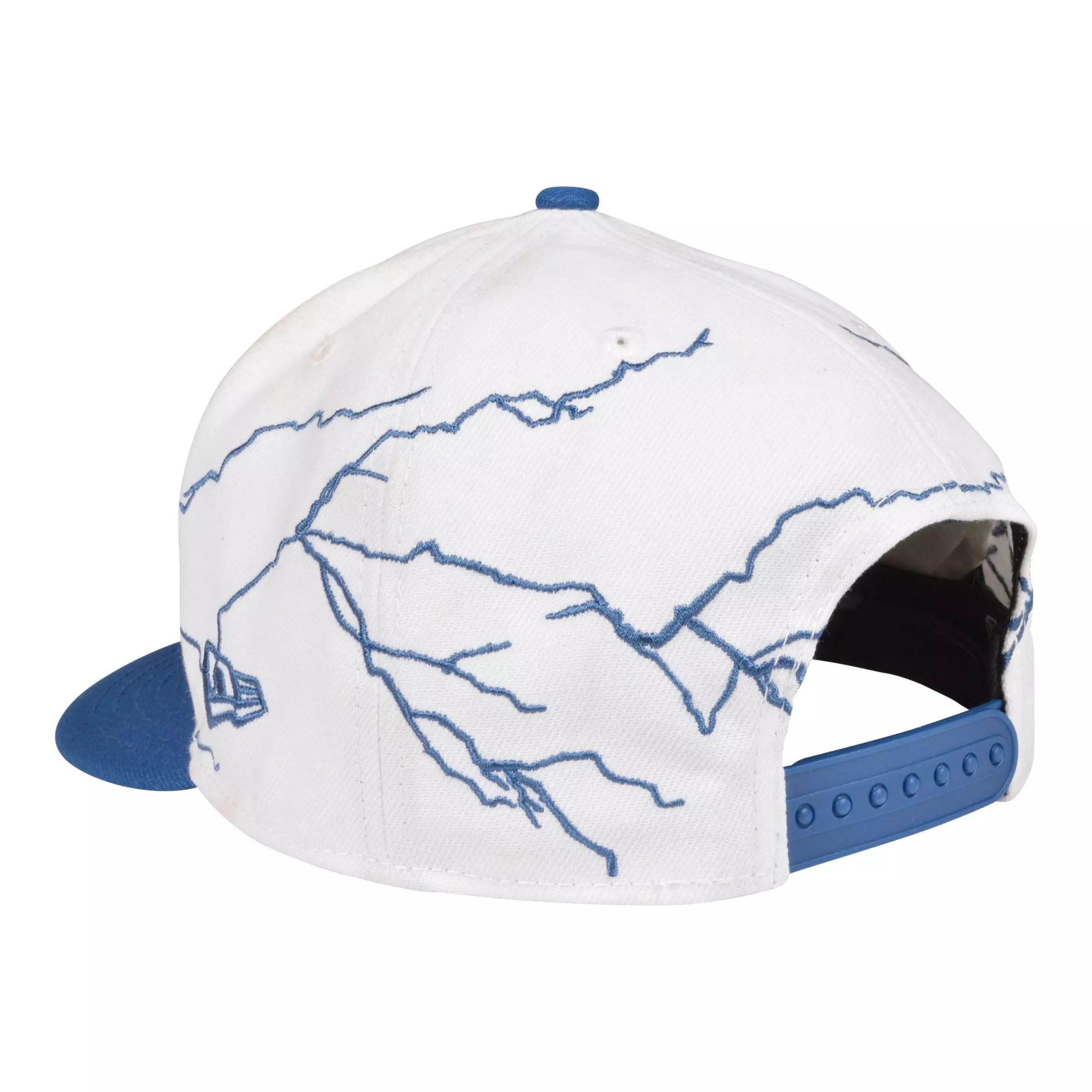 New Era Chicago Bulls Retro 4 9FIFTY Snapback Hat-Industrial Blue - BLUE/WHITE