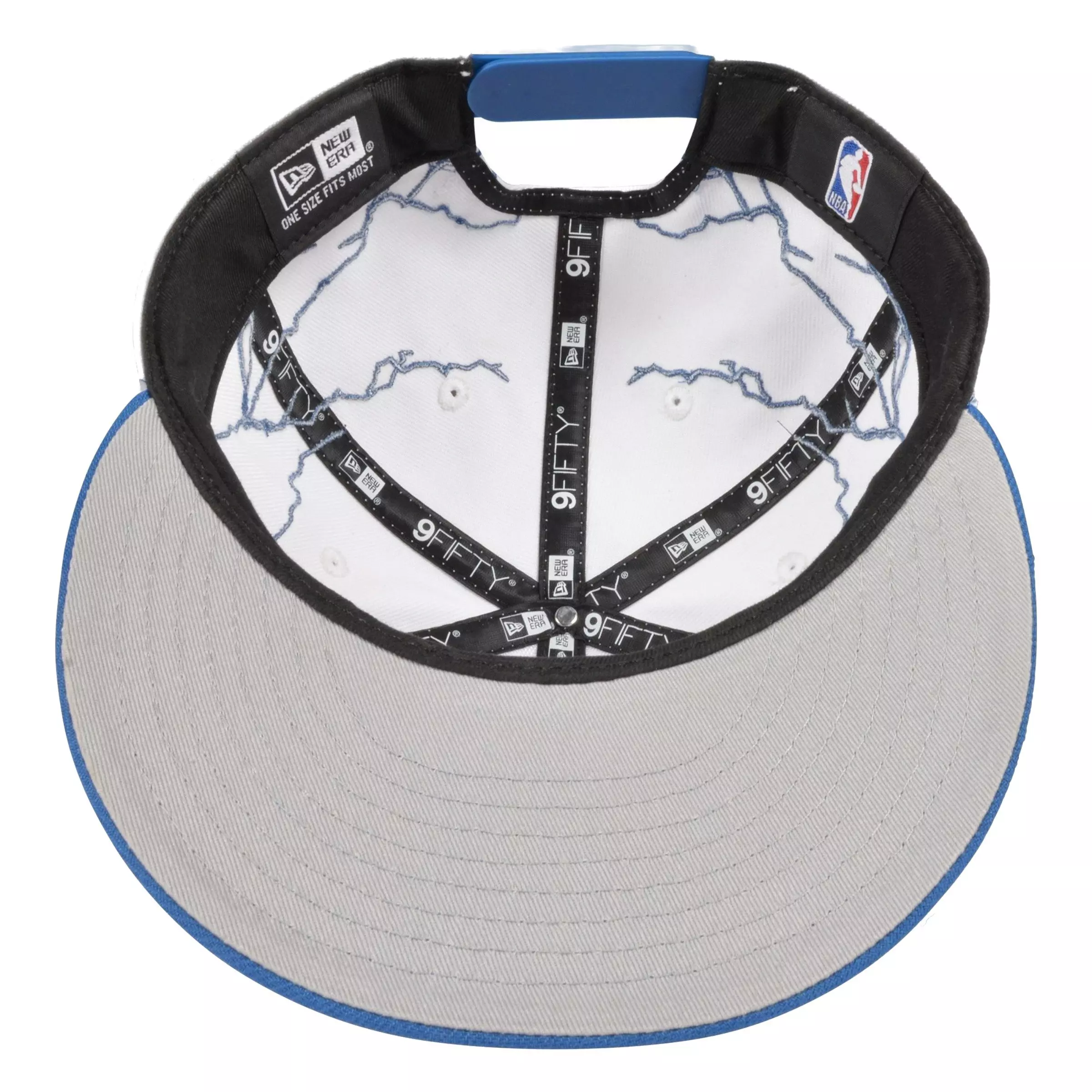 New Era Chicago Bulls Retro 4 9FIFTY Snapback Hat-Industrial Blue - BLUE/WHITE
