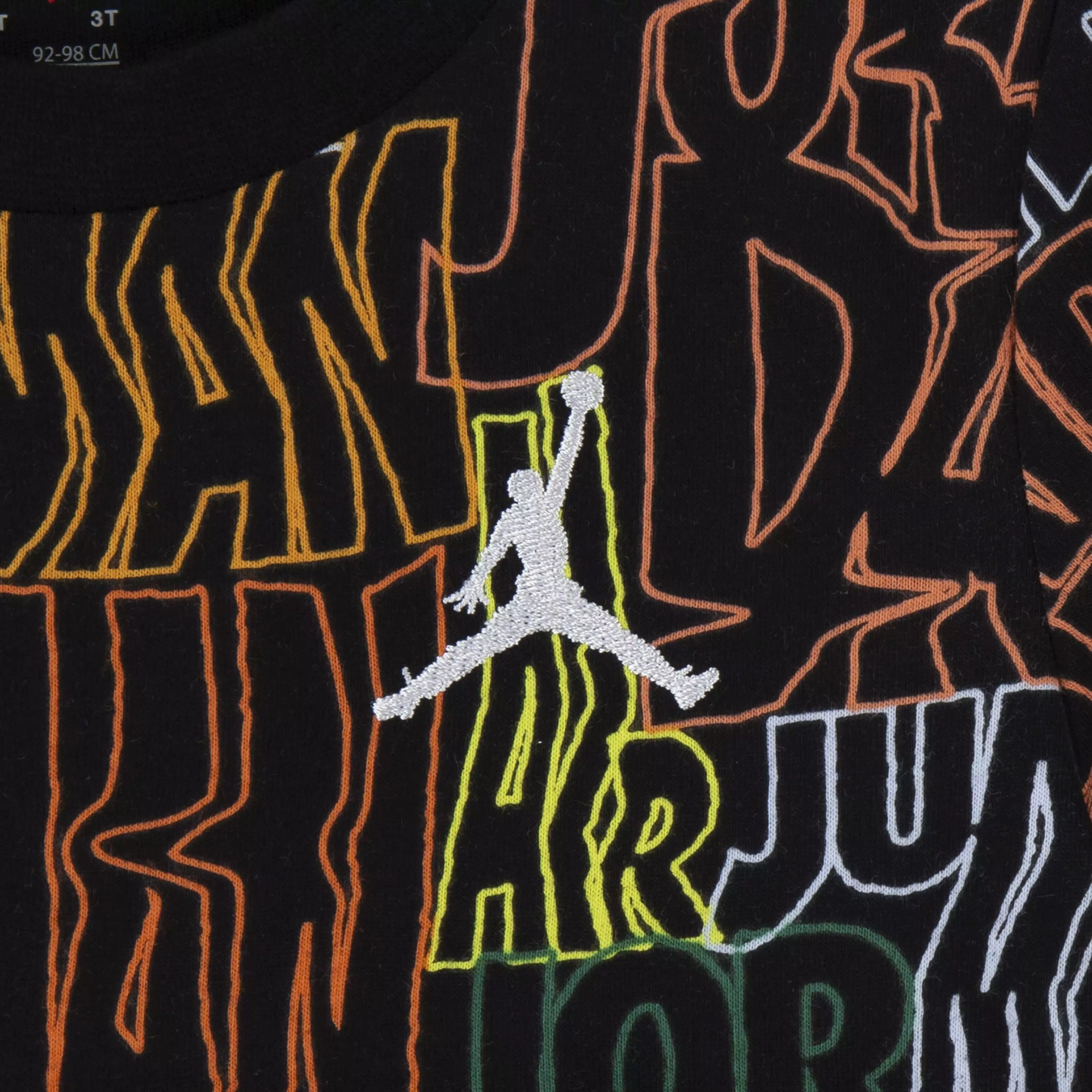 Jordan Toddler Boys' Fuel Up Short Set - Black/Orange - BLACK/ORANGE