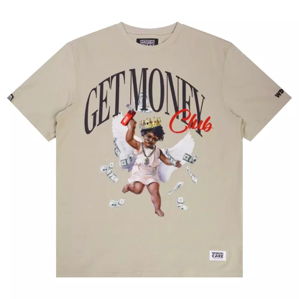 Wedding Cake Men's Get Money Tee - TAN