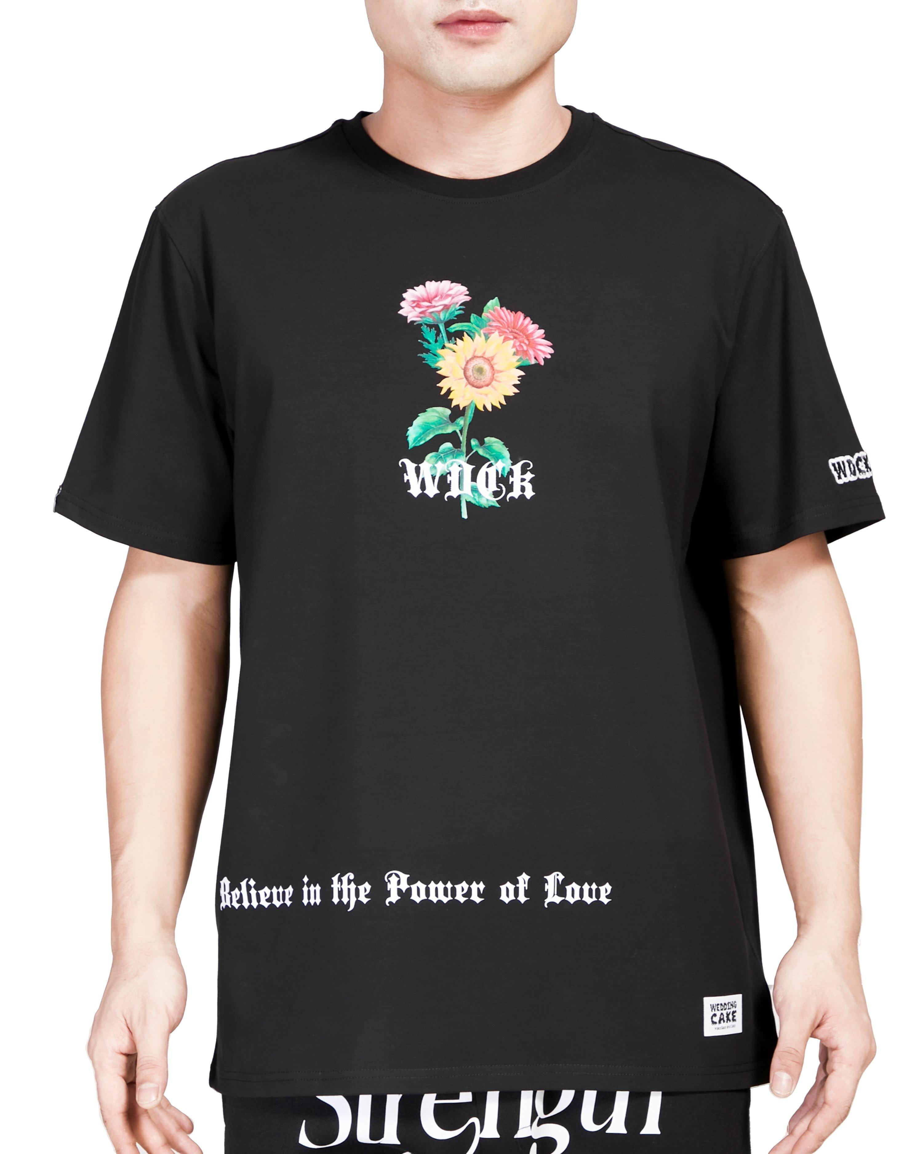 Wedding Cake Men's Power Of Love Tee - BLACK Thumbnail View 1