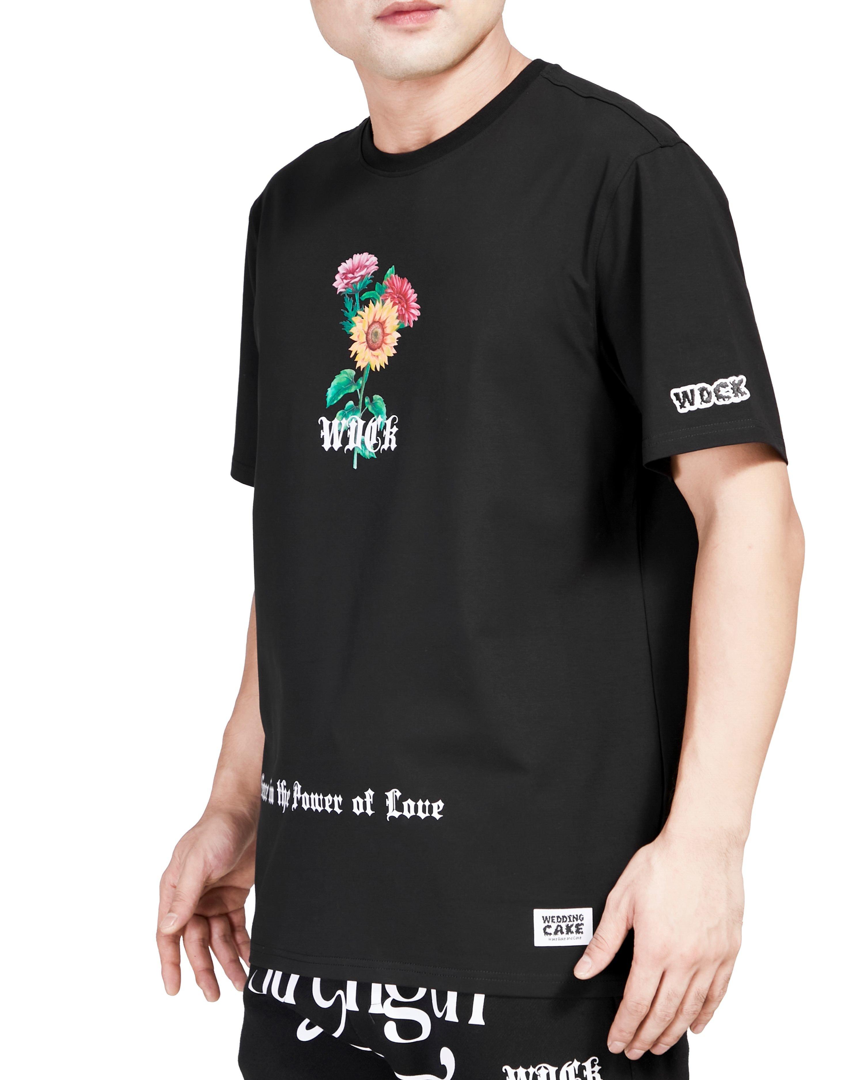 Wedding Cake Men's Power Of Love Tee - BLACK Thumbnail View 3