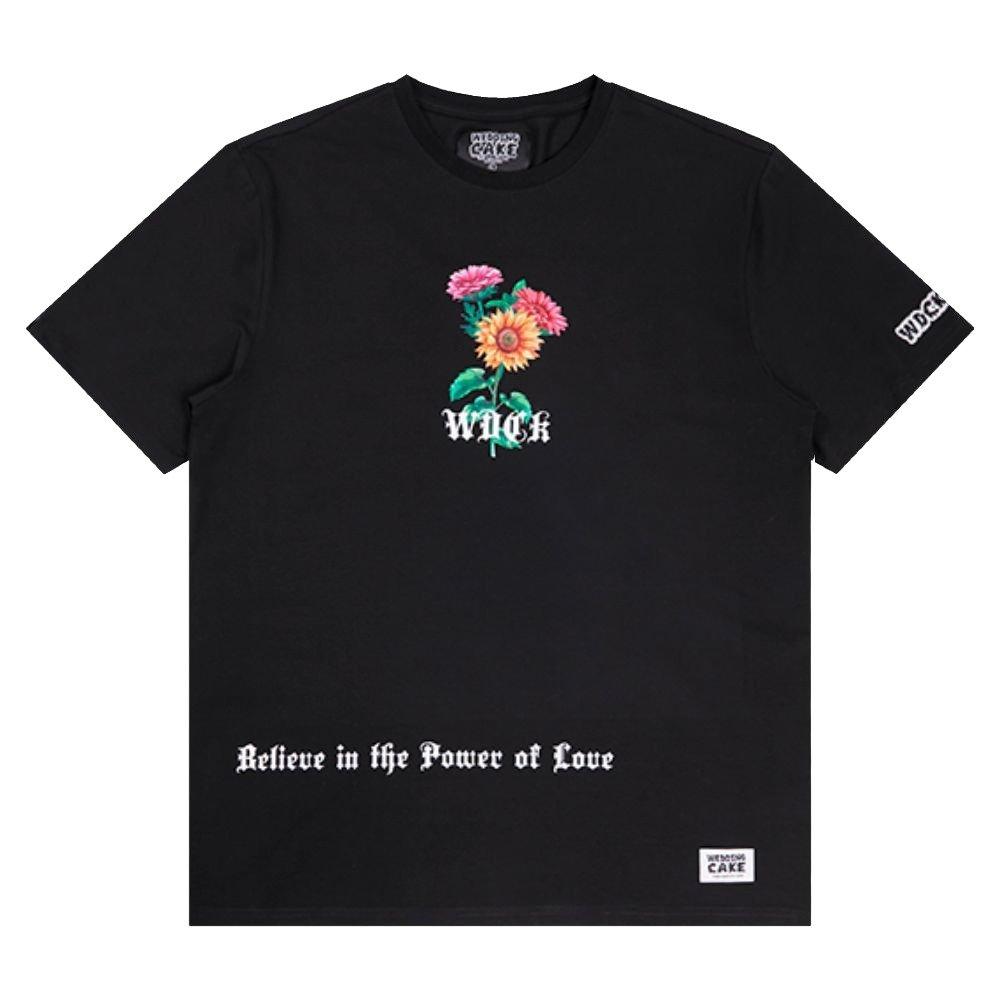Wedding Cake Men's Power Of Love Tee - BLACK Thumbnail View 4