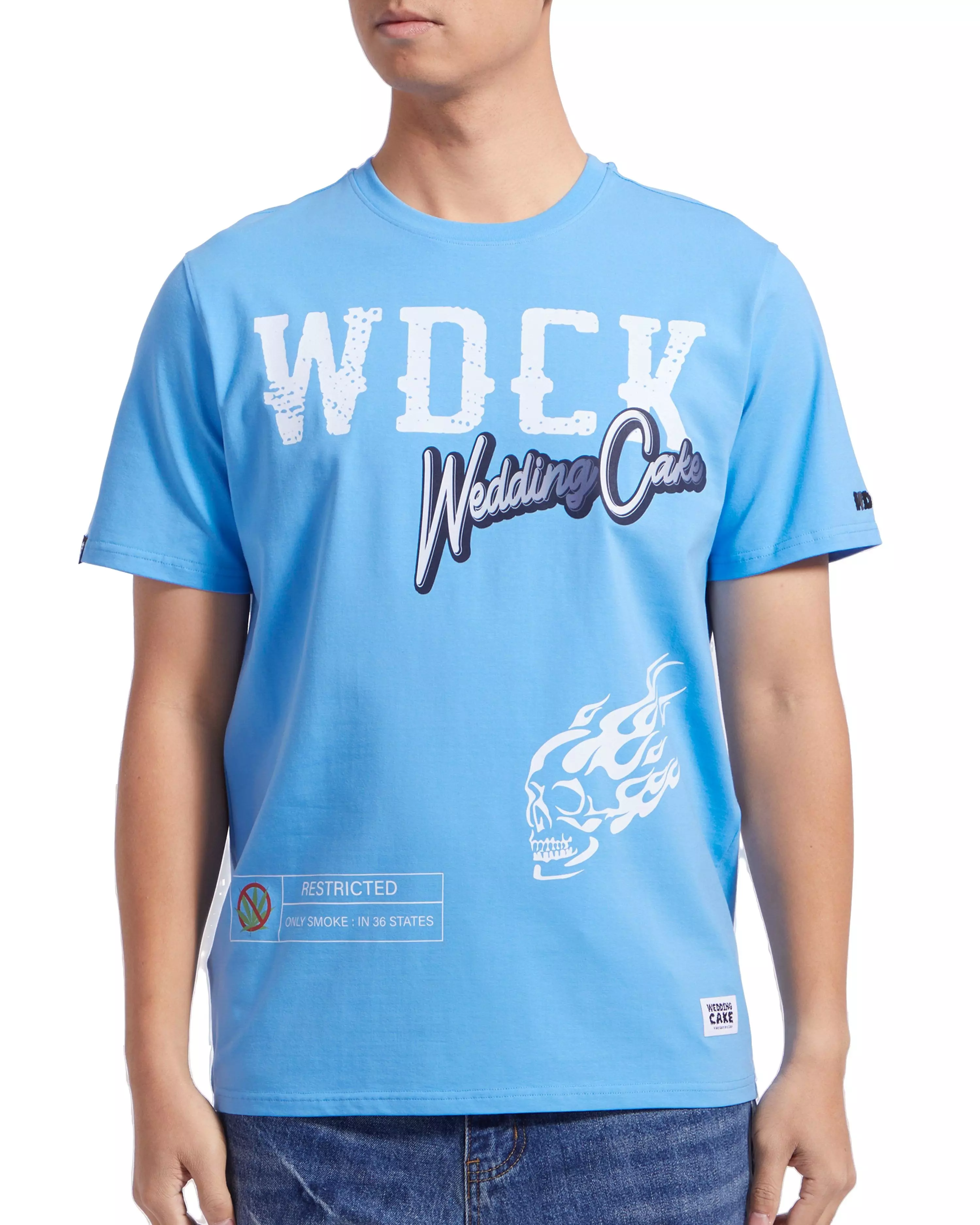 Wedding Cake Men's Ride Or Die Tee - LT BLUE