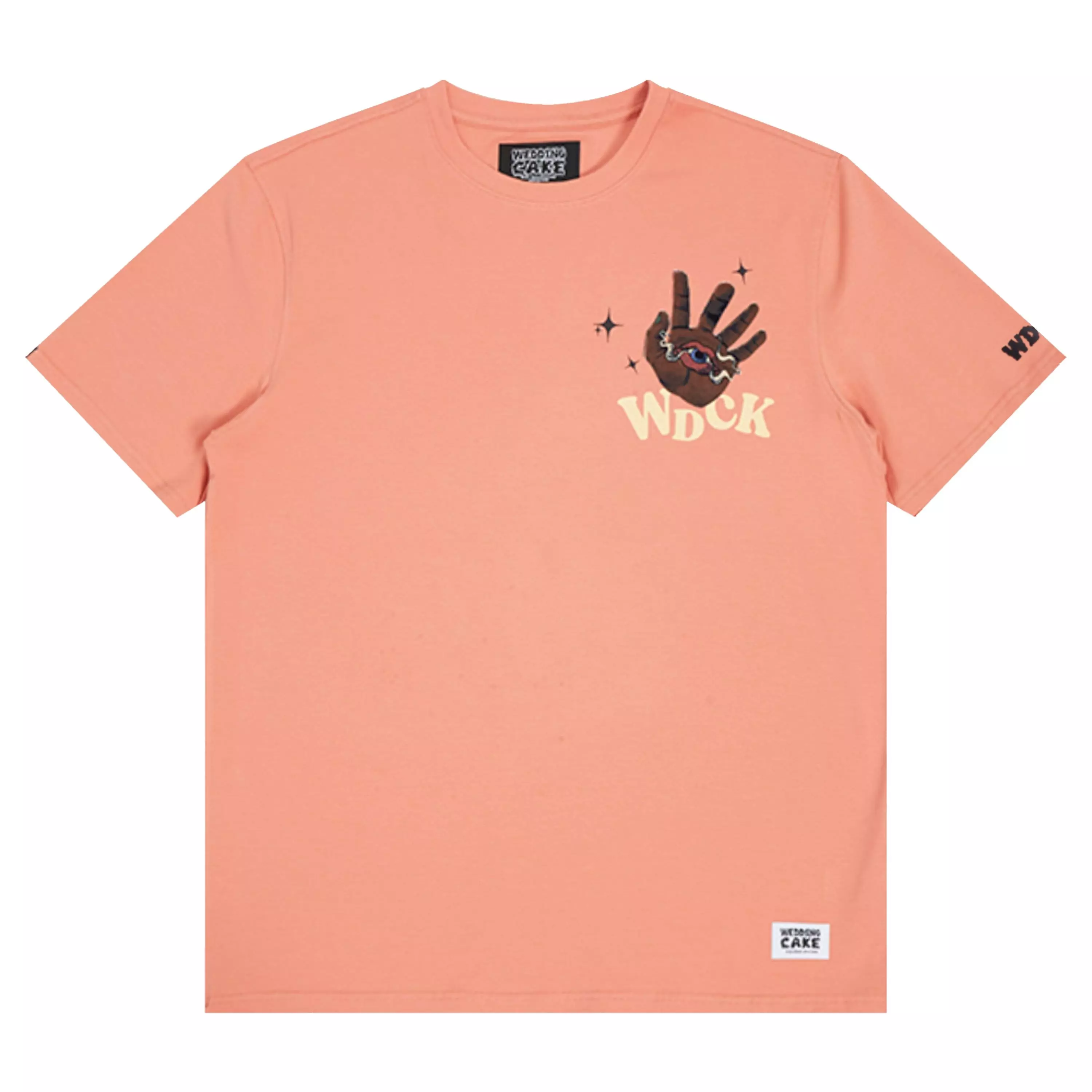 Wedding Cake Men's Put Your Hands Up Tee - SALMON