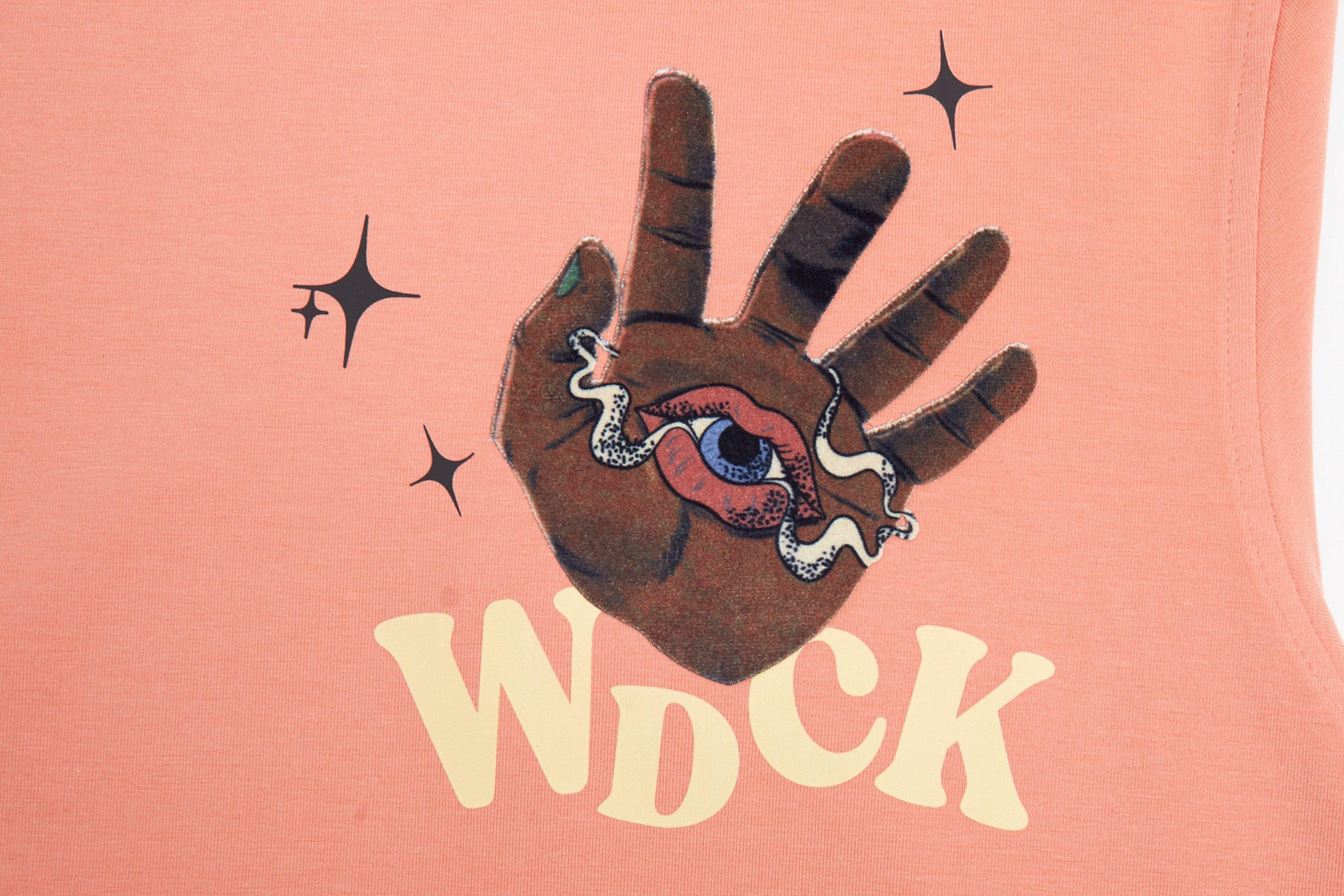 Wedding Cake Men's Put Your Hands Up Tee - SALMON Thumbnail View 5