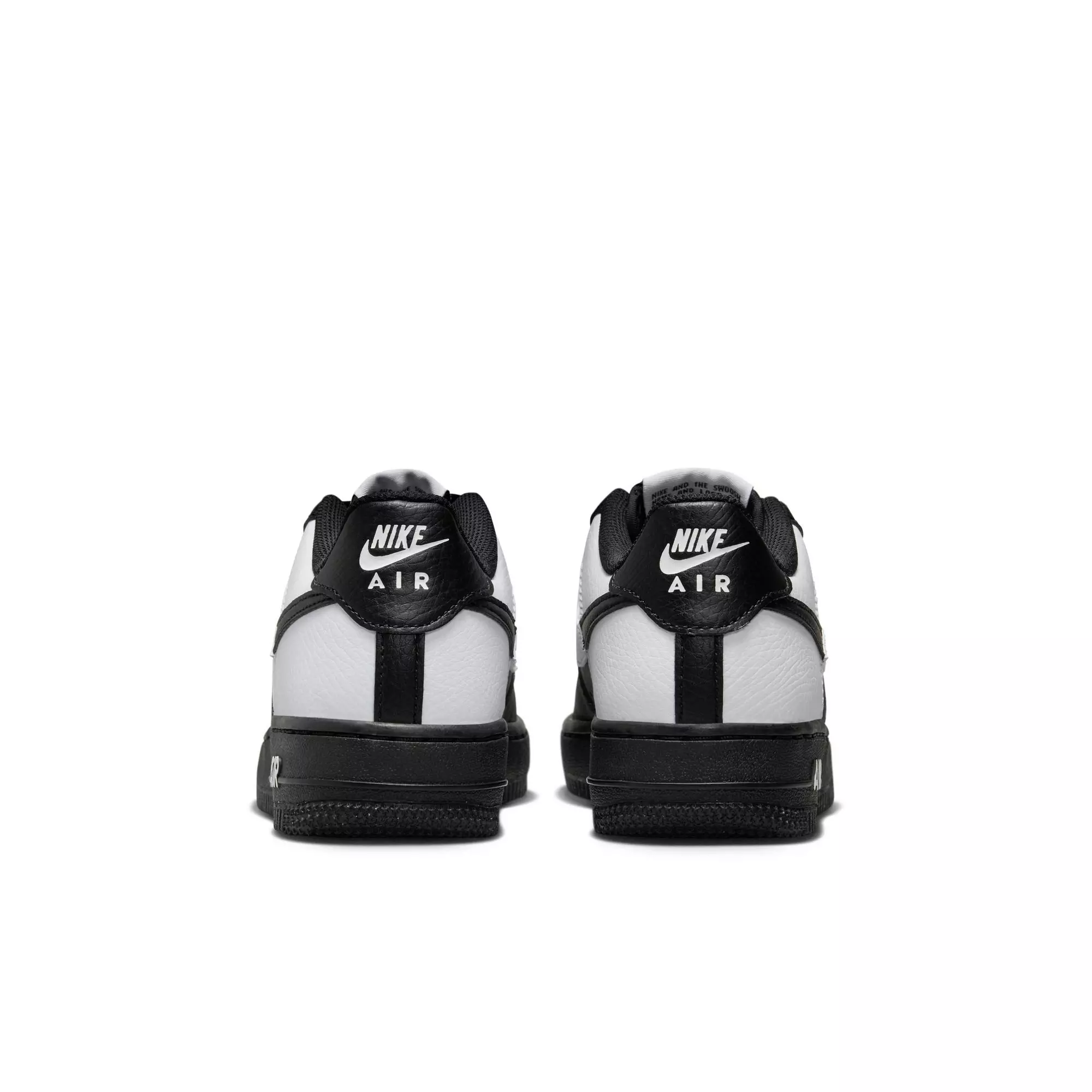 Nike Air Force 1 "Black/White" Grade School Boys' Shoe - BLACK/WHITE
