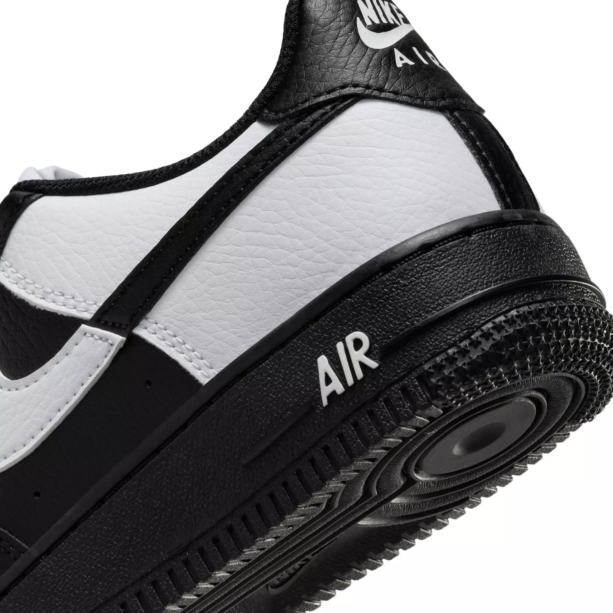 Nike Air Force 1 "Black/White" Grade School Boys' Shoe - BLACK/WHITE