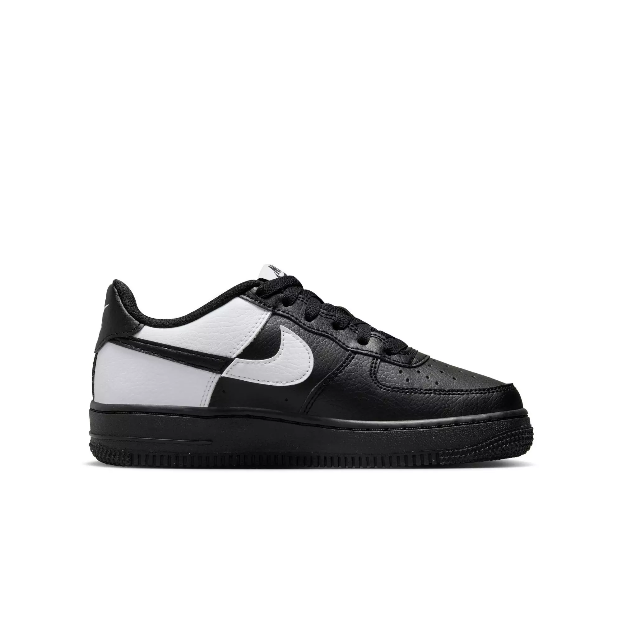 Nike Air Force 1 "Black/White" Grade School Boys' Shoe - BLACK/WHITE